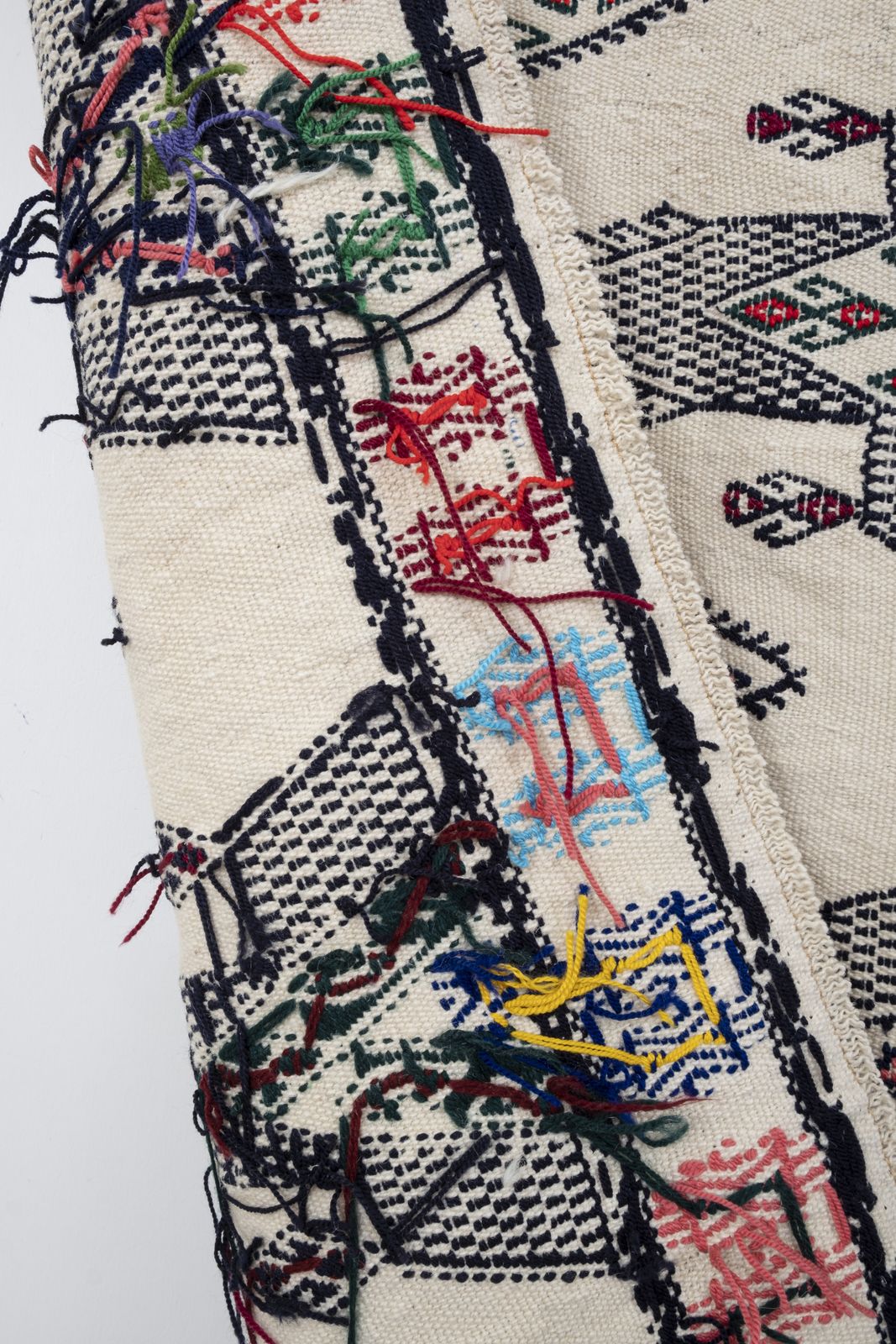 Hand Woven Braided Small Rug Turkish Jajim Kilim 5'9'' X 7'5'' photo vintage
