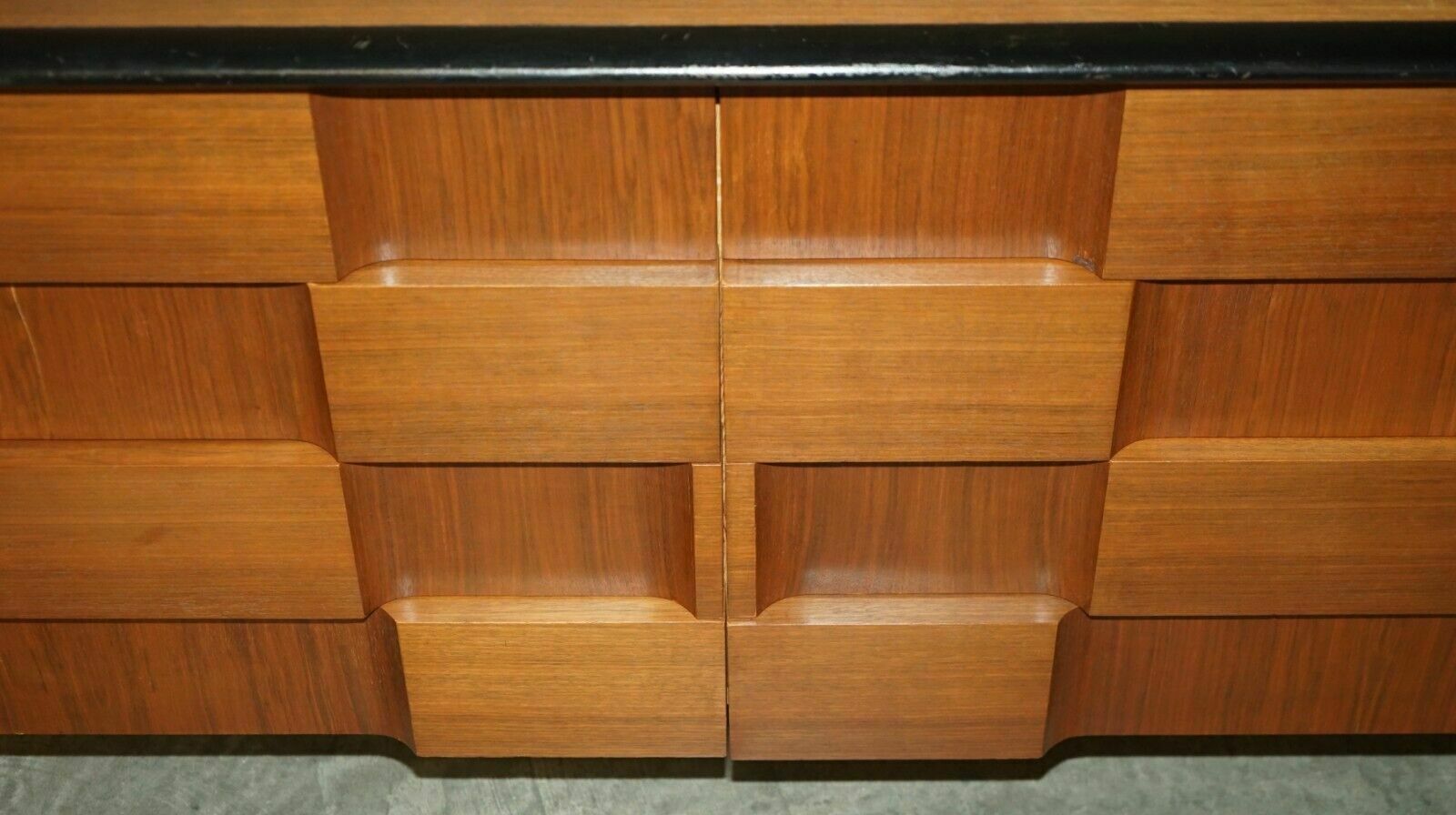 Rare Mid Century Modern Edmond J Spence Checkerboard Sideboard Chest Of Drawers photo 6000.0