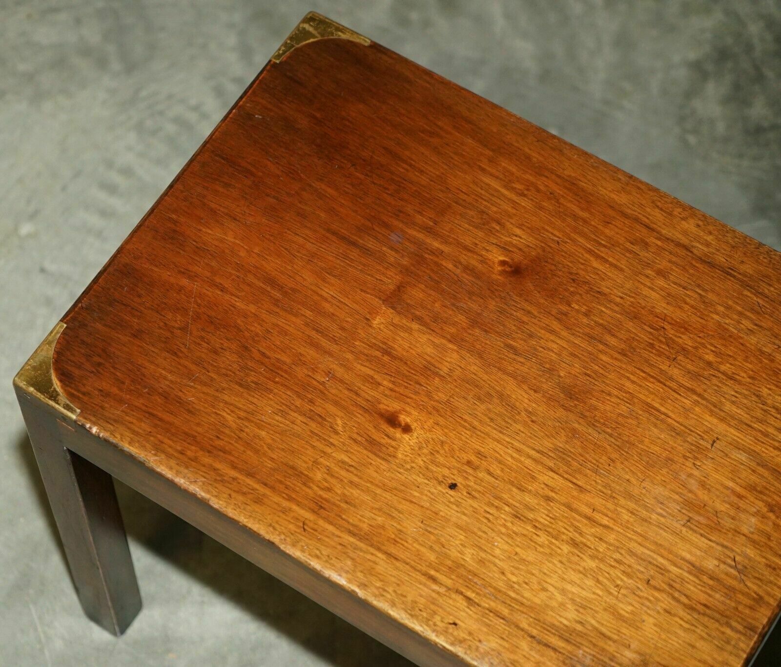 photo buy Lovely Harrods Kennedy Coffee & Side Table Nest Of Tables Military Campaign