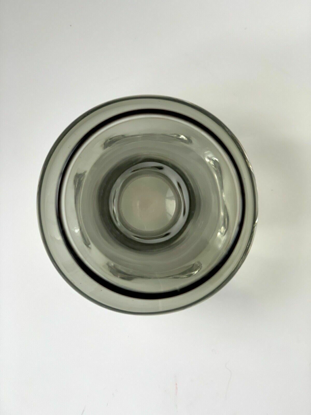 Cubic Hand Blown Crystal Glass Vase By Friedrich Kristall Germany 1970s photo vinterior