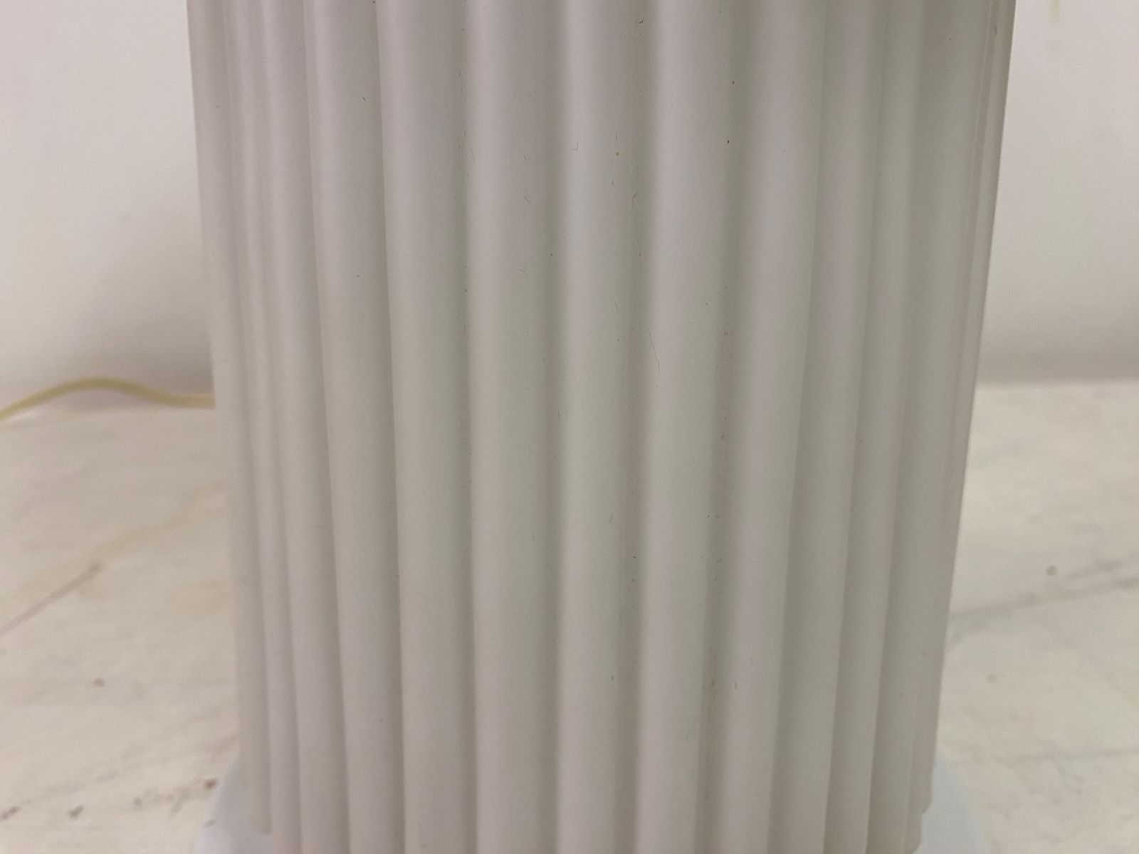 675.0 1970s Italian Ribbed Glass Mushroom Lamp photo