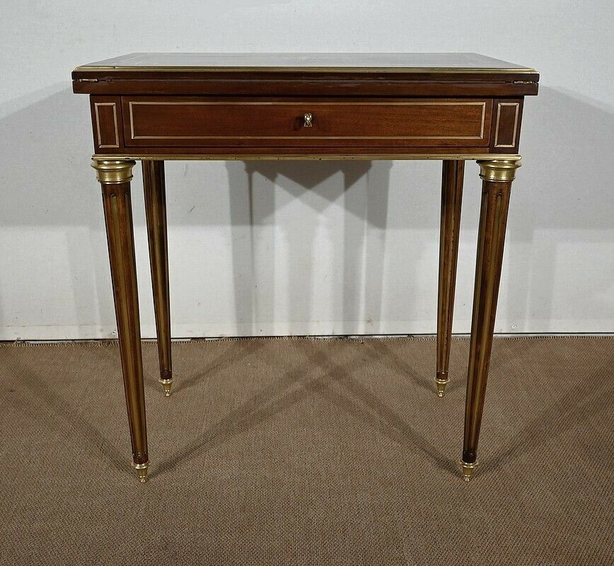 Furniture Small System Table, Louis XVI Style, 2nd Part Of The 19th Century photo