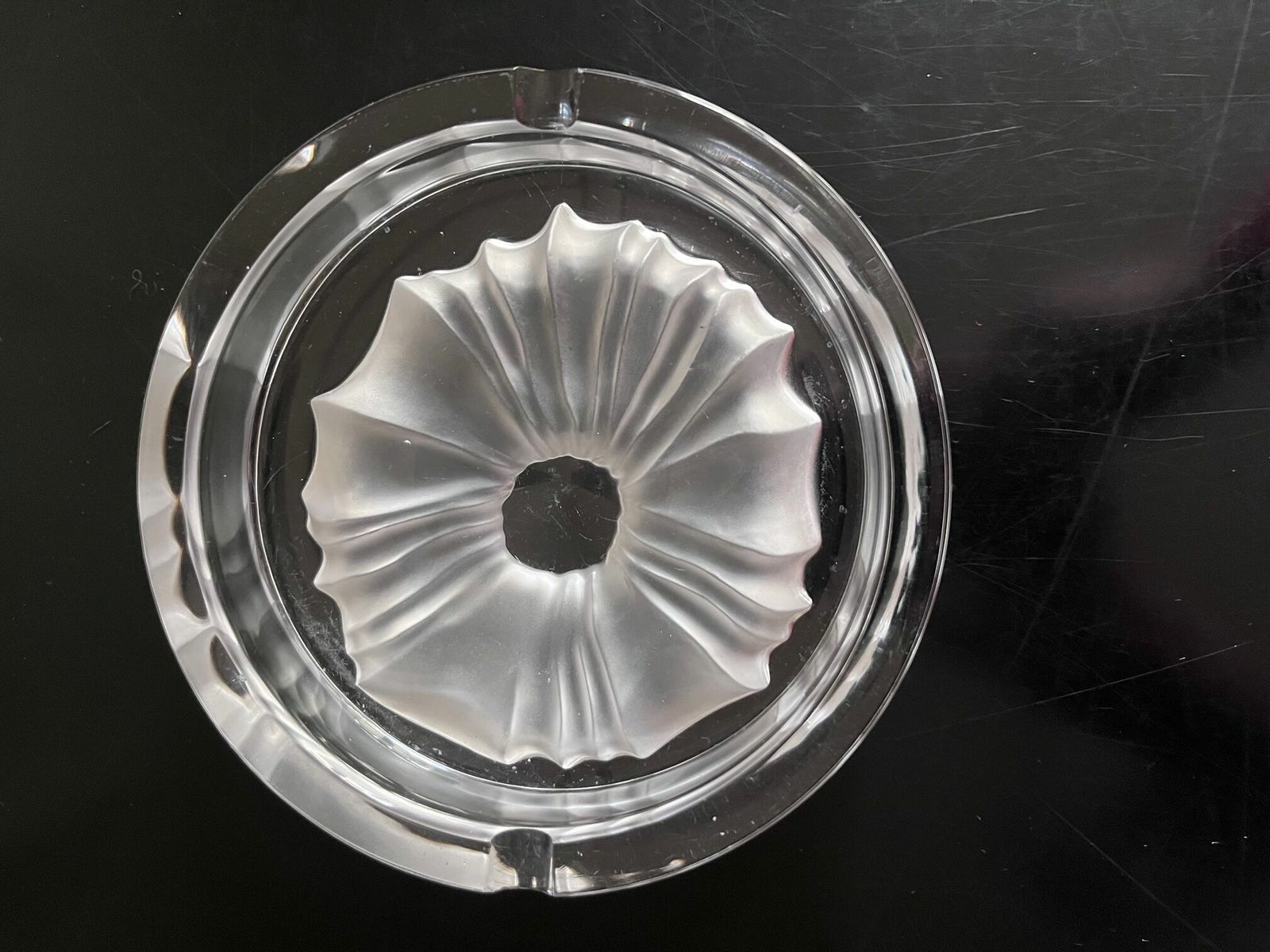 Daum Crystal Ashtray, 1970s, Vintage photo 174.84