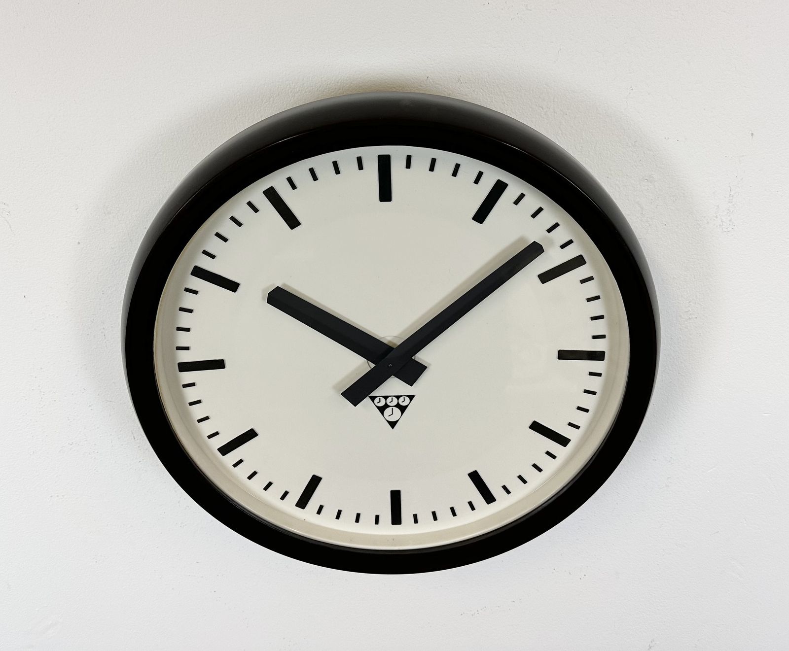 Industrial Bakelite Factory Wall Clock From Pragotron, 1970s  6x photo buy