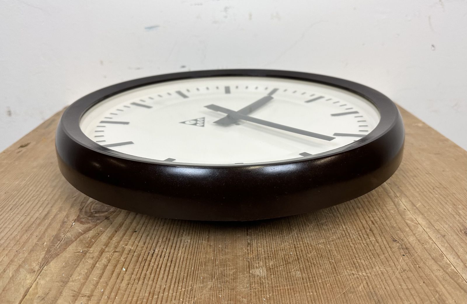 photo furniture Industrial Bakelite Factory Wall Clock From Pragotron, 1970s  6x