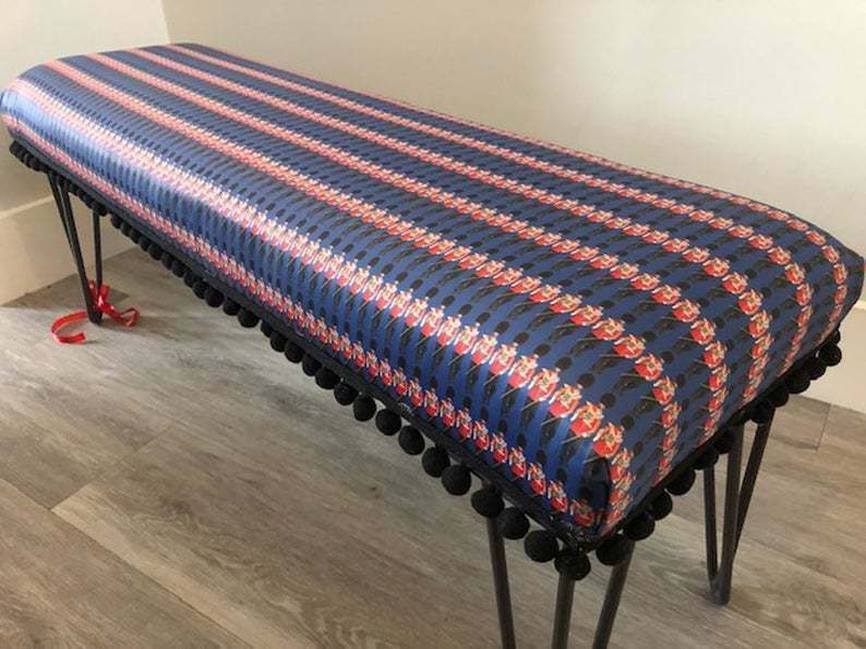 Bearskin Soldiers Bench On Hairpin Legs photo vinterior