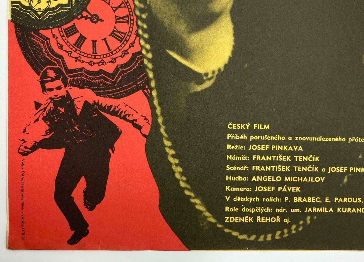 Original Film Poster, Panther Waits At 17:30, Alexej Jaroš, 1971, Genuine Czech Vintage Print photo for sale