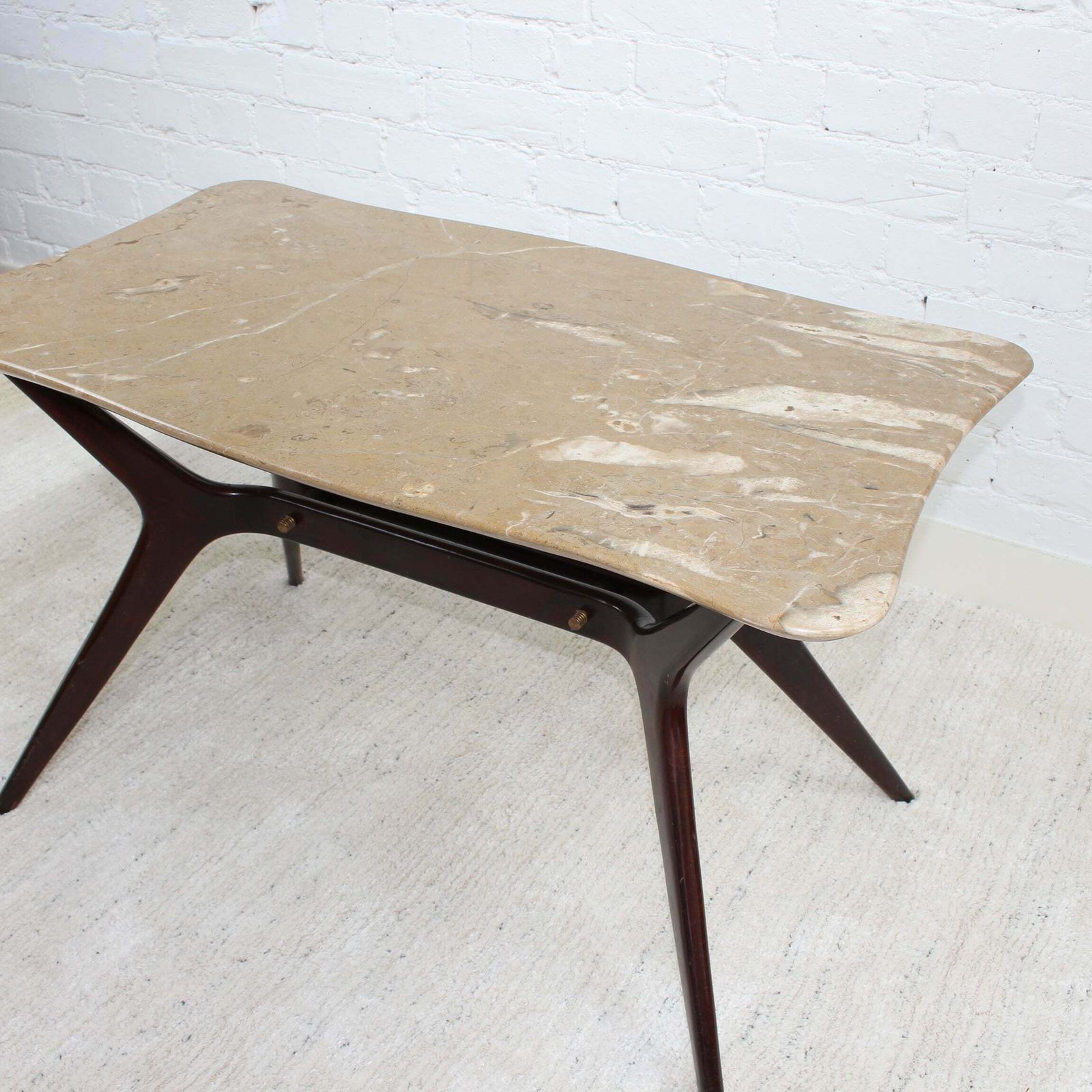 Mid Century Italian Coffee Table With Marble Top (Circa 1950s) photo buy