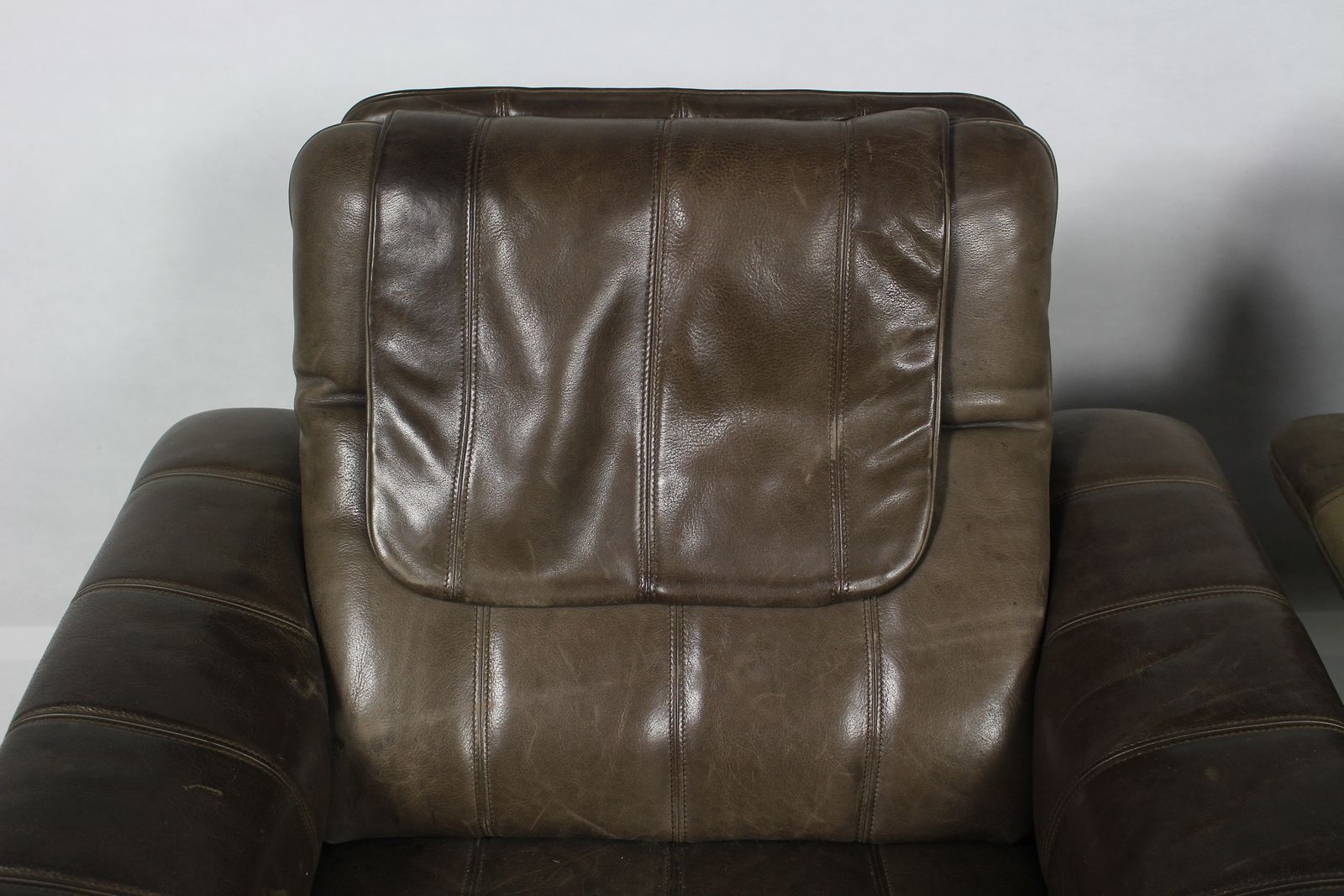 Buffalo Leather Lounge Chair By De Sede Of Switzerland 1970s'  photo buy