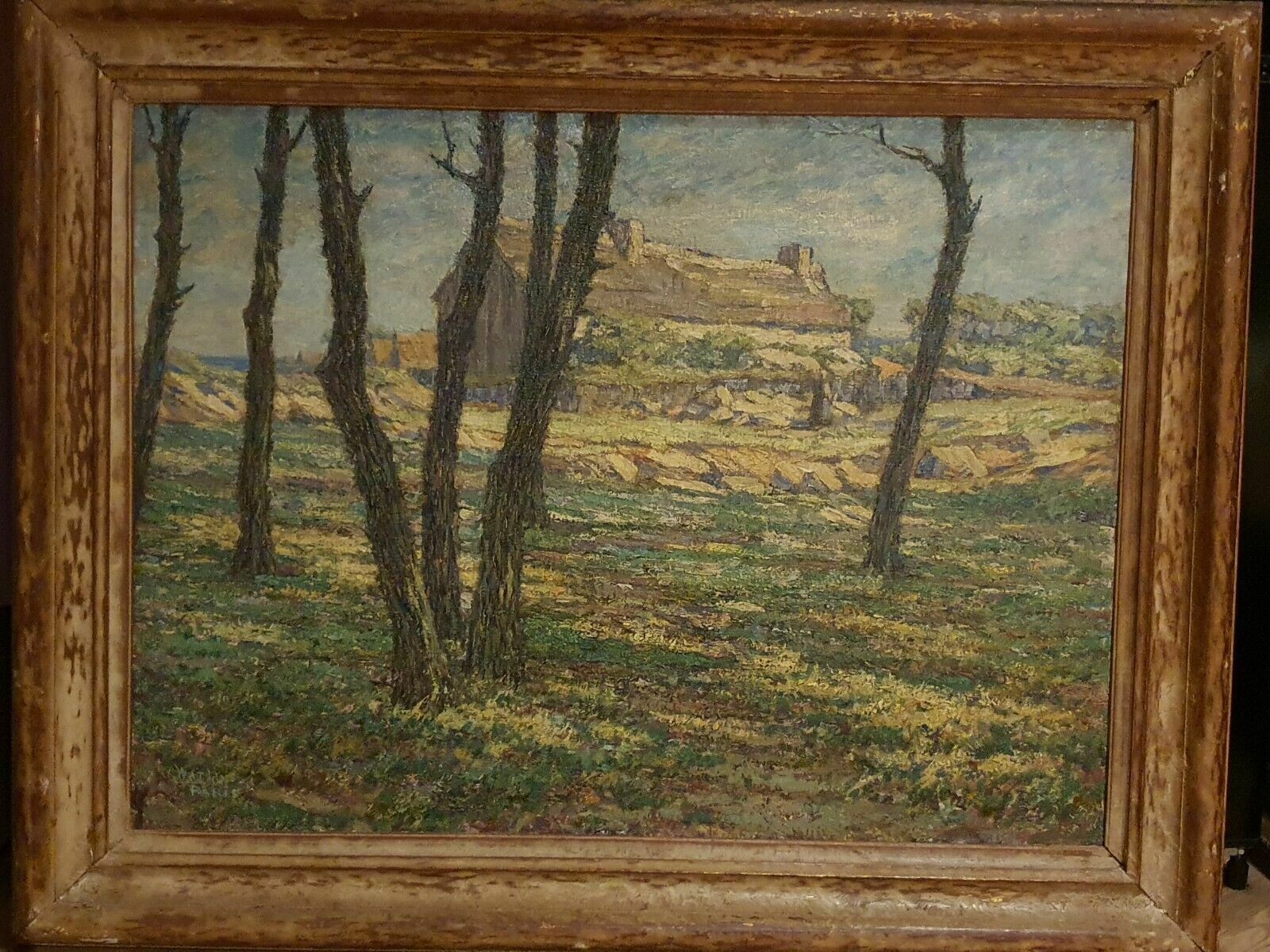Antique Oil Painting Simple Life Brittany Catherine W Watkins Born Ontario 1861 Signed Dated Titled Extensive History Internationally photo buy
