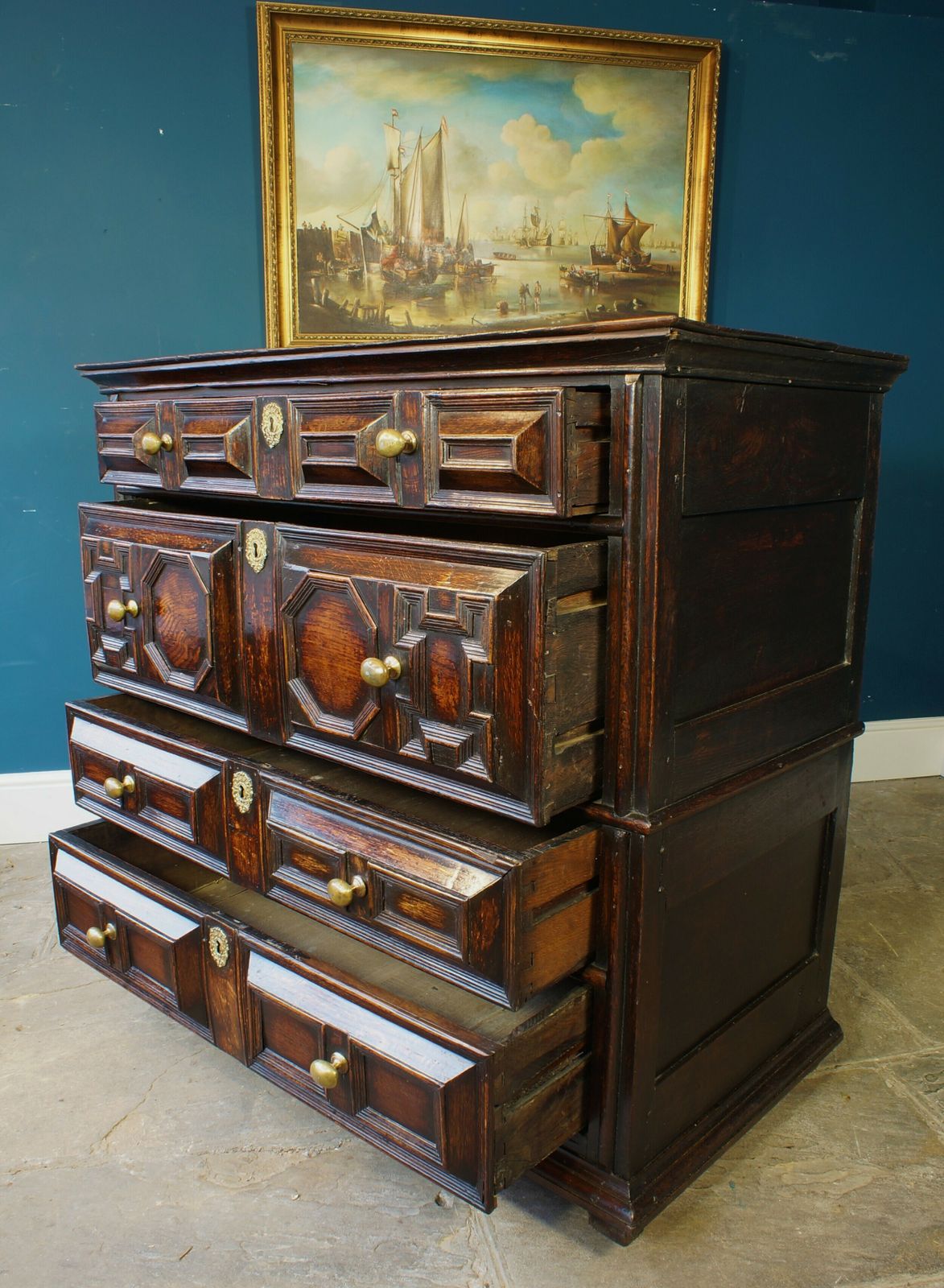 17th Century Moulded Chest Of Drawers photo 2450.0