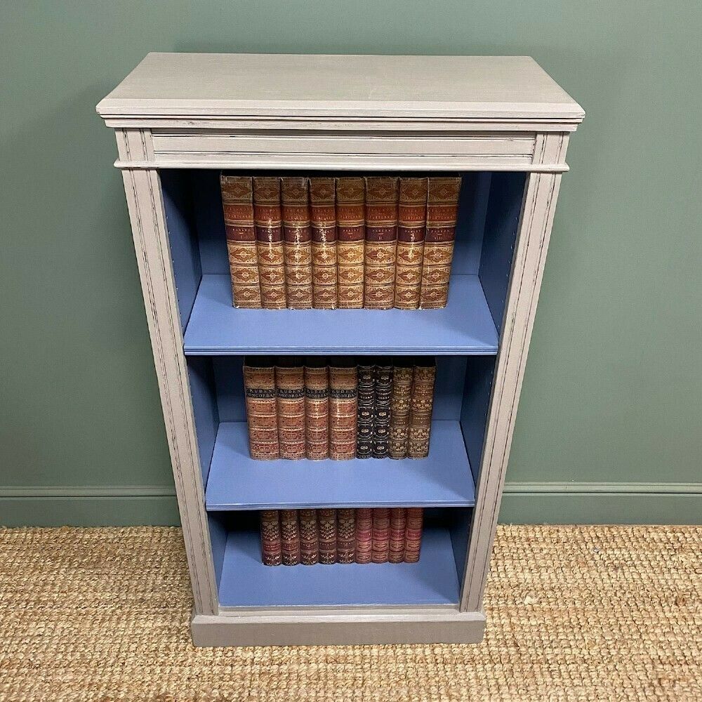 Country House Antique Painted Bookcase photo furniture