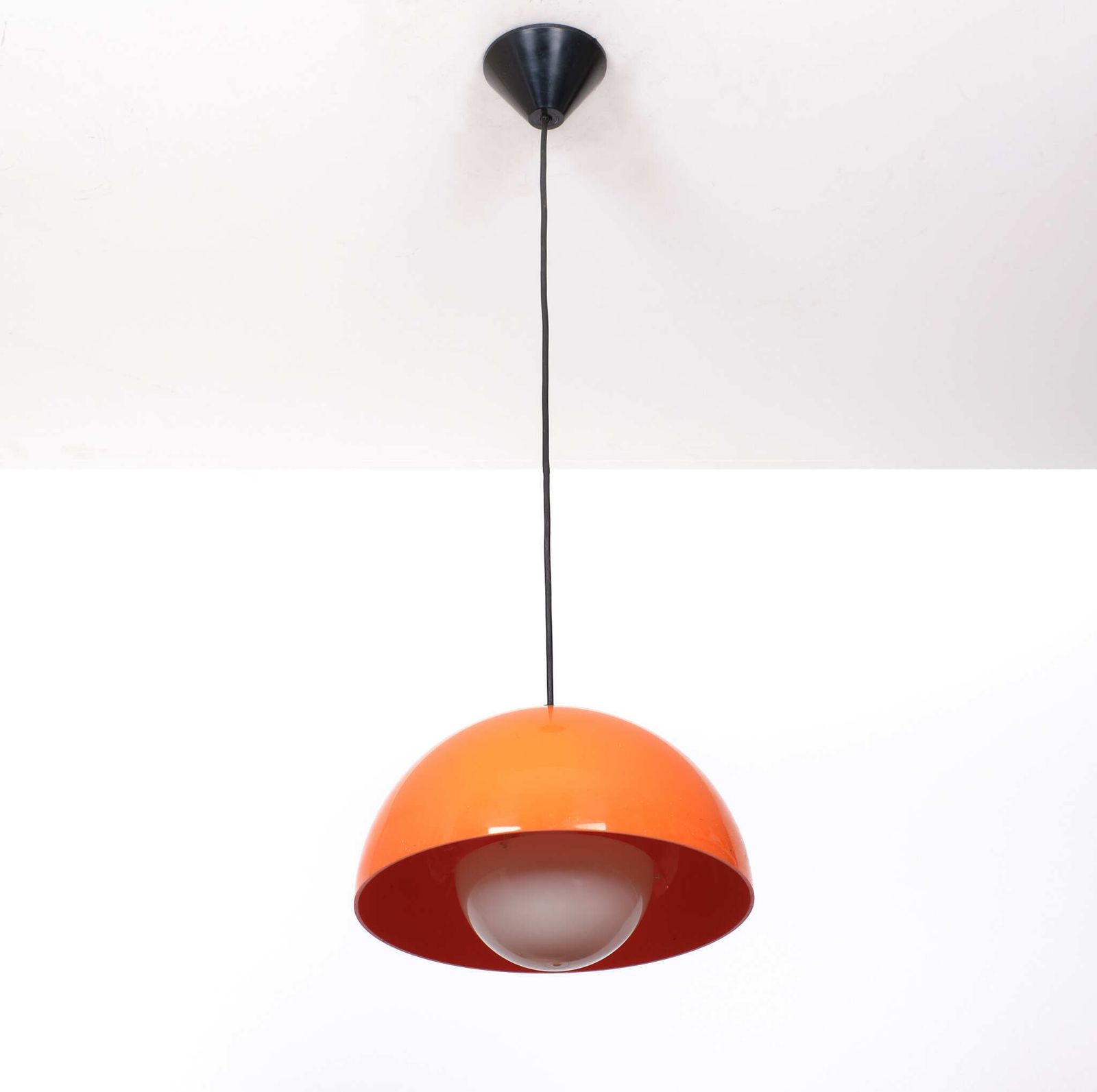Space Ace Flower Pot Ceiling Lamp, 1960s photo vinterior
