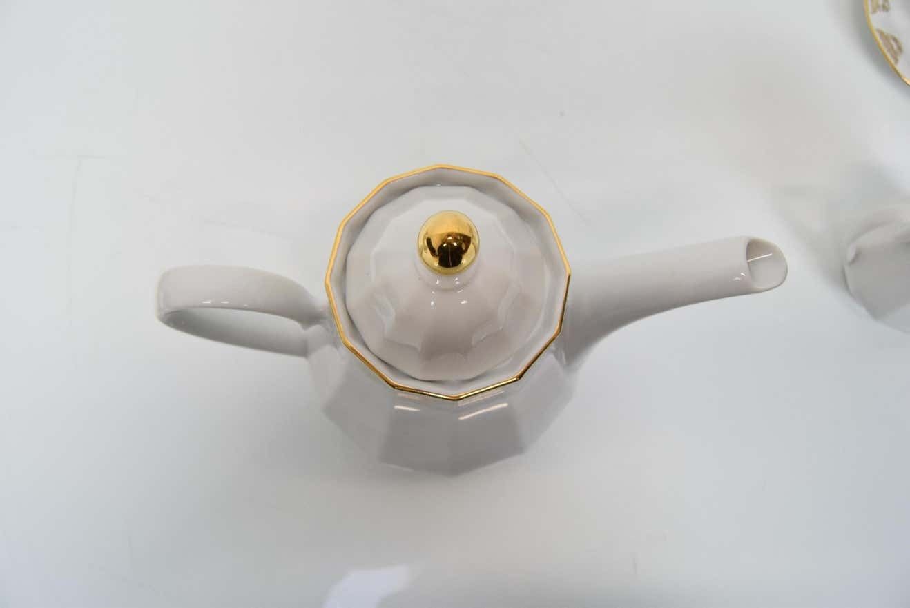 photo vintage Set Porcelain For Tea Or Coffee,Carlsbad Porcealin By Company Epiag D.F.