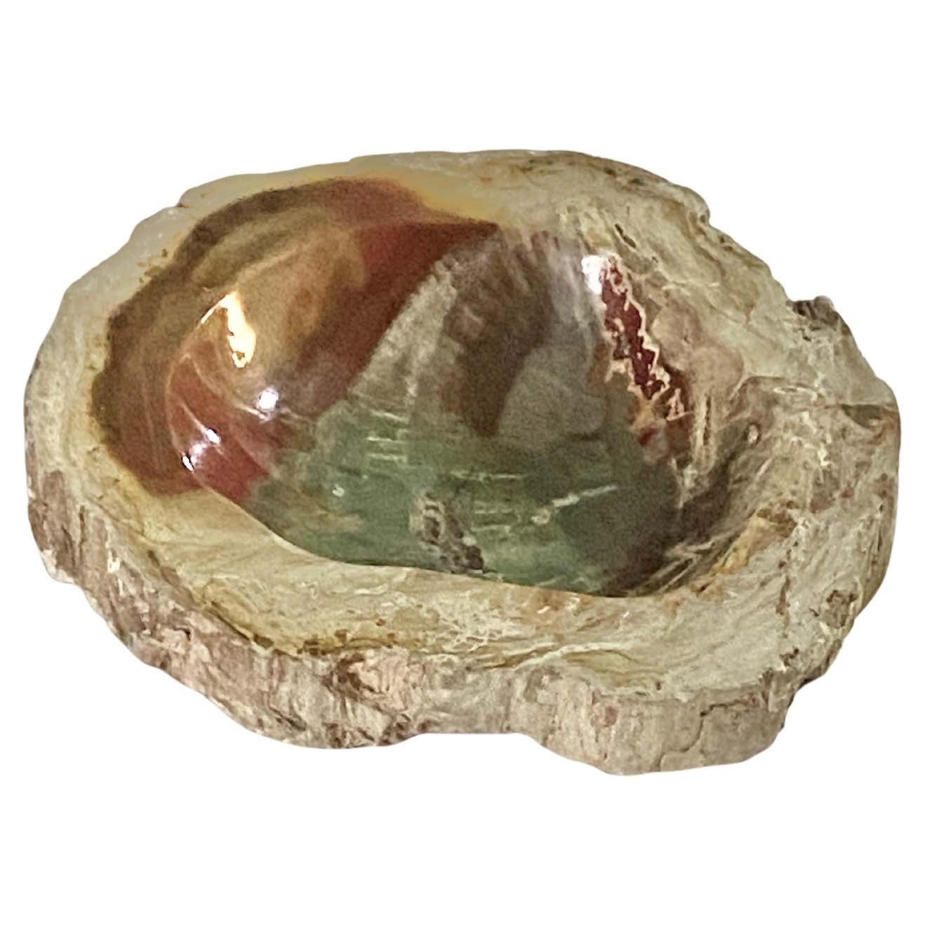 Petrified Wood Ashtray, 15th Century And Earlier, Organic Modern