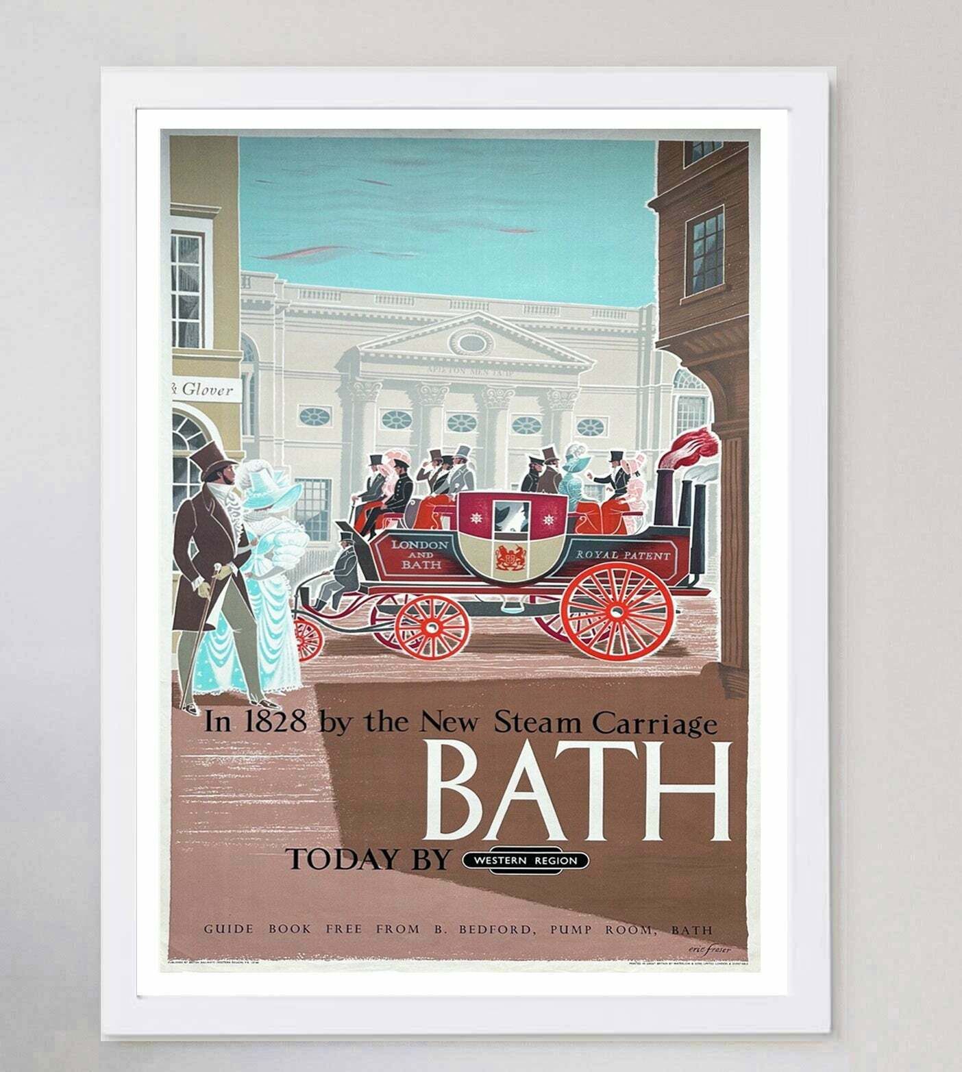 Bath   British Railways Original Vintage Poster photo for sale