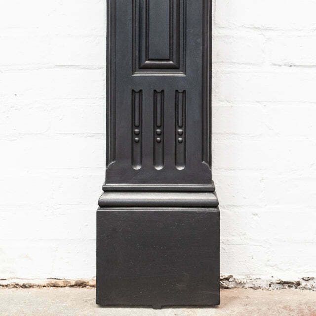 Antique Late Victorian Cast Iron Fireplace Surround photo vinterior
