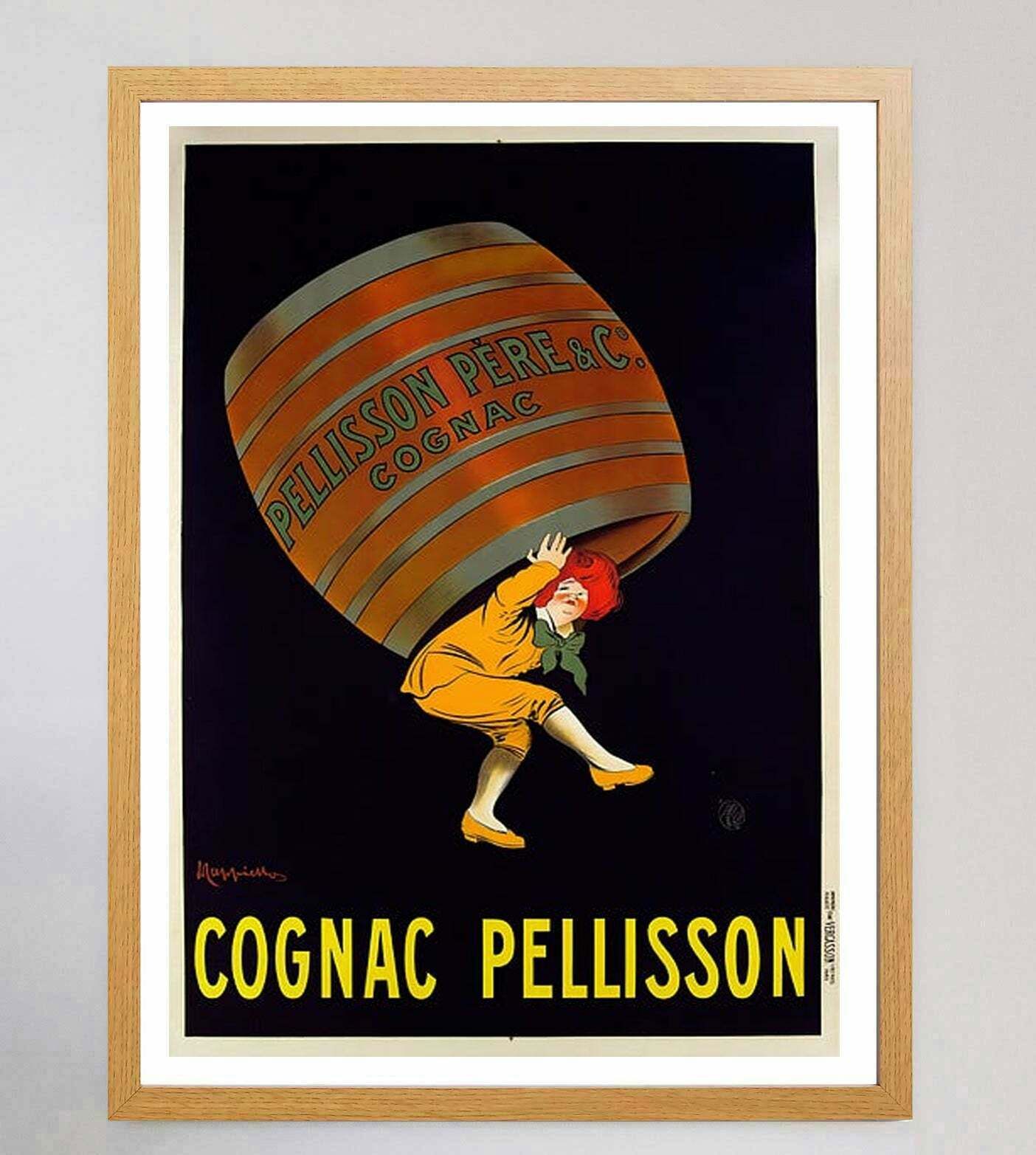 Cognac Pellisson Original Vintage Poster photo Art