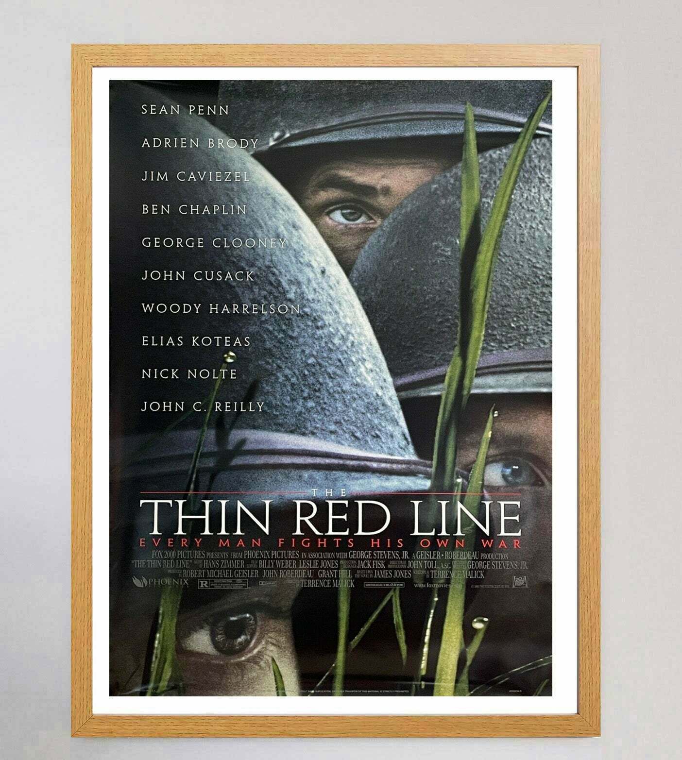 The Thin Red Line  Original Vintage Poster photo Art