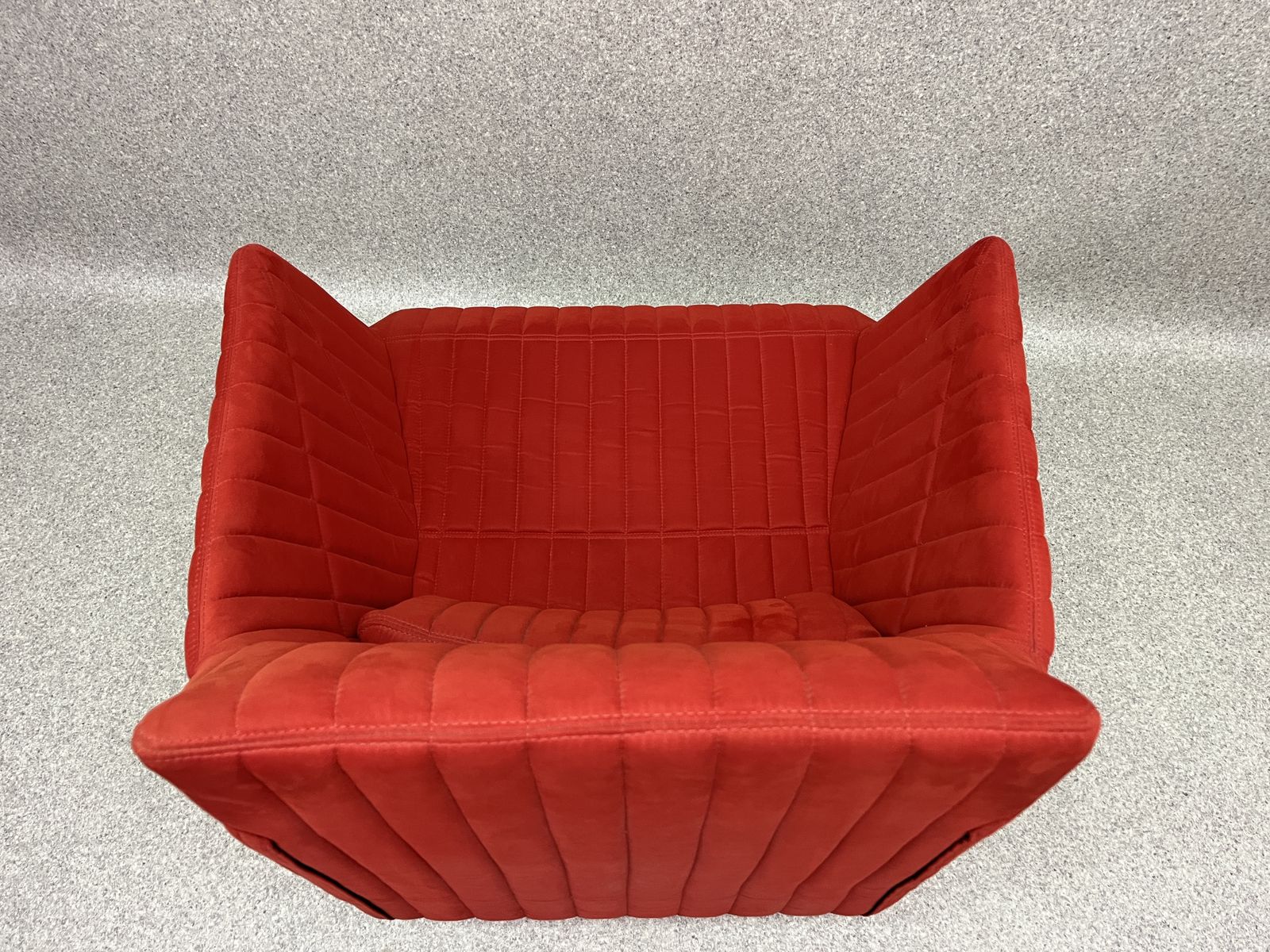 Ligne Roset Red Facett Armchair Design By R. & E. Bouroullec photo for sale