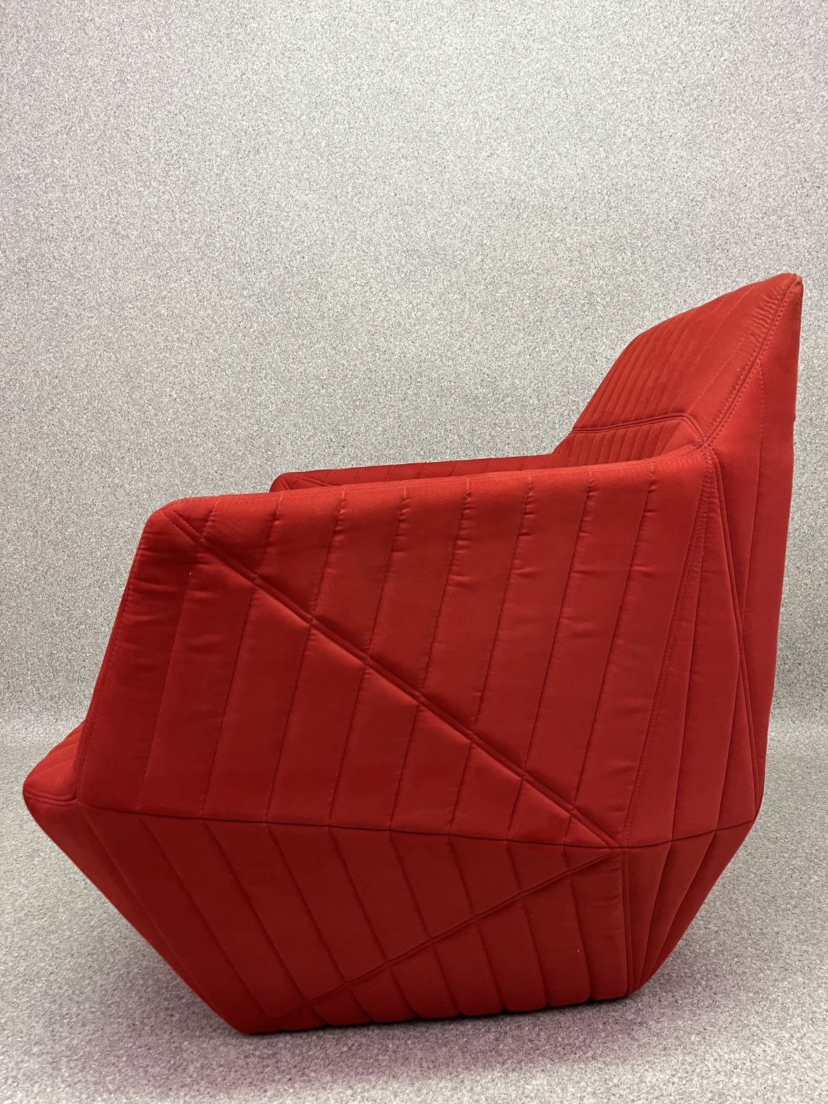 Ligne Roset Red Facett Armchair Design By R. & E. Bouroullec photo vintage