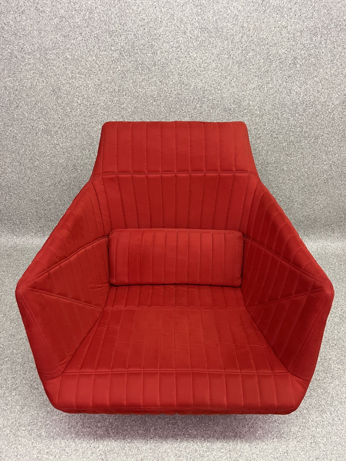 photo for sale Ligne Roset Red Facett Armchair Design By R. & E. Bouroullec