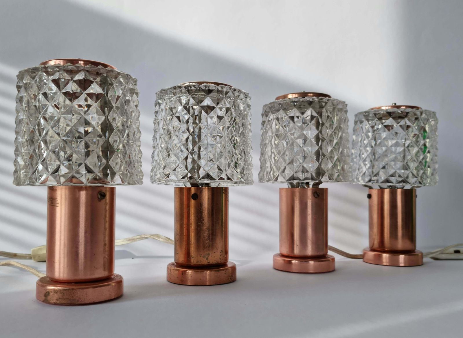 photo furniture Set Of Four Midcentury Table Lamps Kamenicky Senov, 1970s