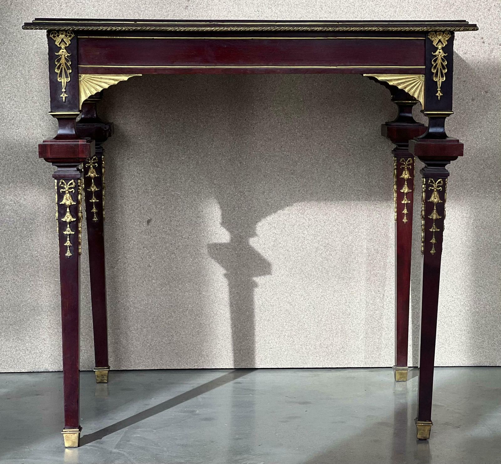 Late 19th Empire Style Rectangular Coffee Or Side Table In François Linke Style photo for sale