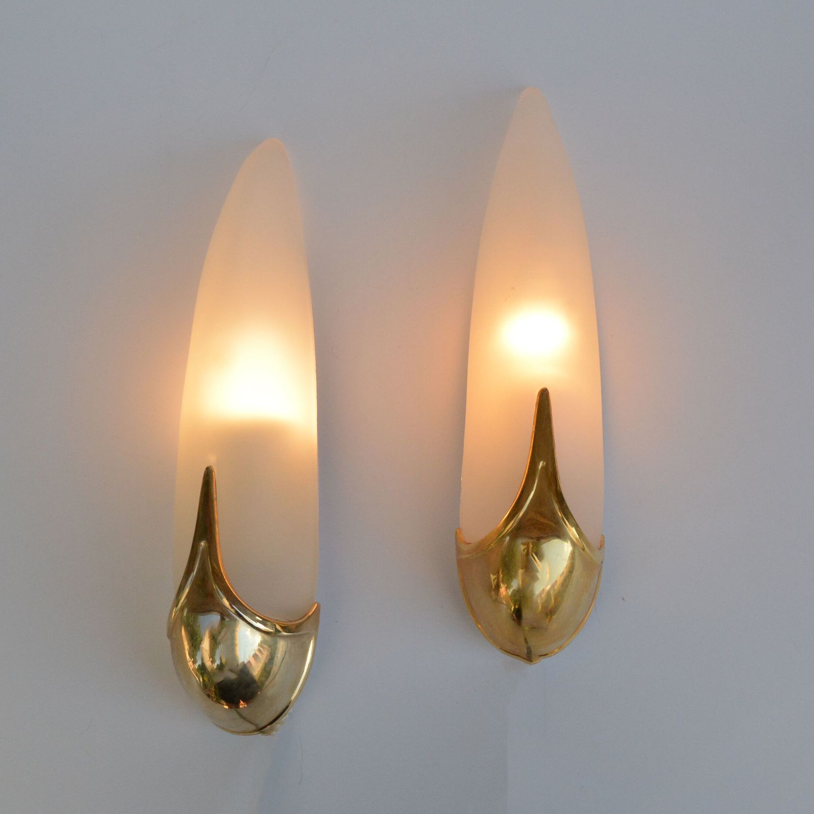 Pair Of 1980s Marga Sconces Designed By Z. Kochanek Karko Kamienna Góra Poland photo for sale
