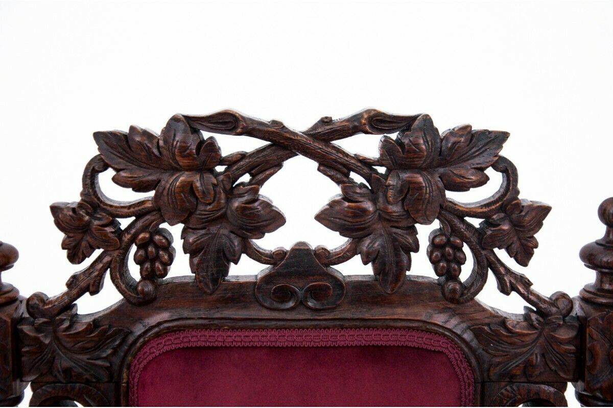 Antique Armchair   Throne, France, Around 1890. After Renovation. photo vinterior