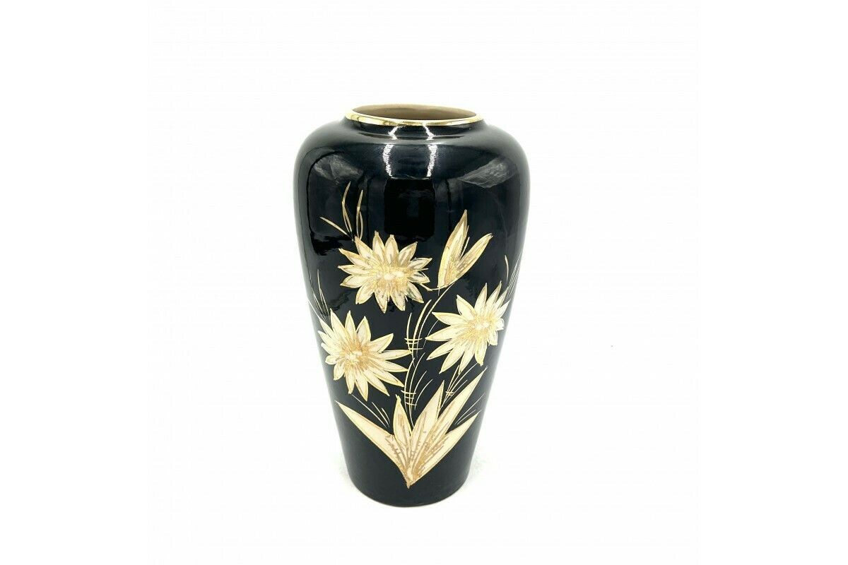 Large Black Vase, Germany, 1970s