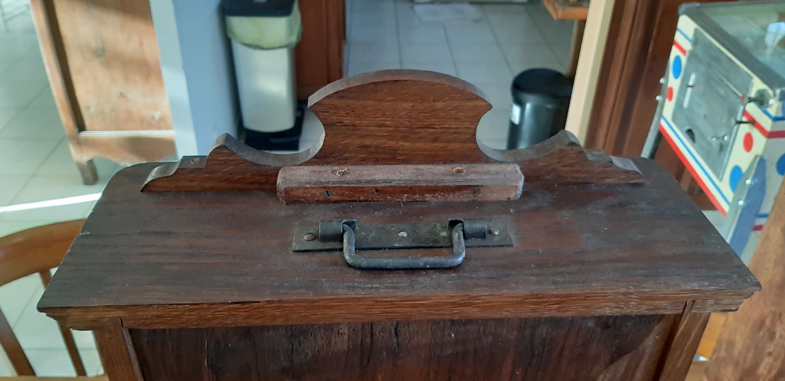 Home Decor Old Ball Machine Game "Le Castor" 1908 A.C photo