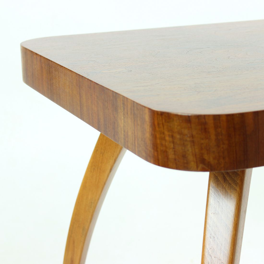 Rare Spider Coffee Table By Jindrich Halabala In Oak & Walnut, Czechoslovakia, 1930 photo vinterior
