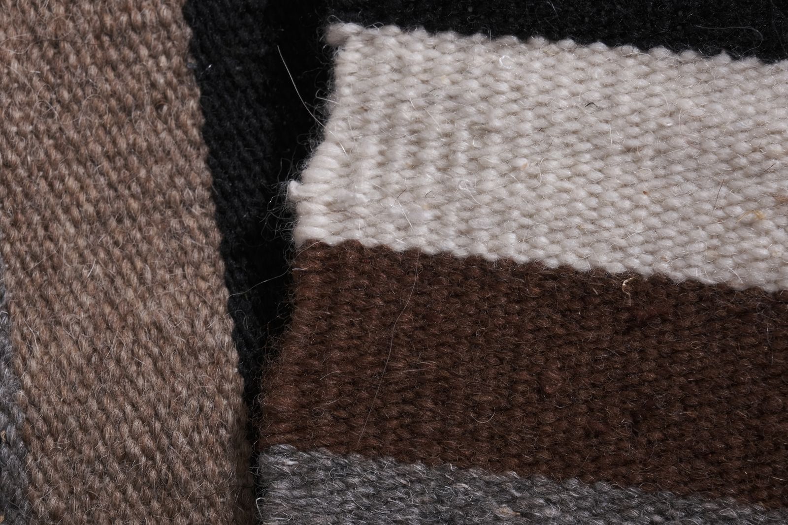 Textiles Made Of Natural Undyed Wool 20th Century Kilim Runner 2'6'' X 27'11'' photo