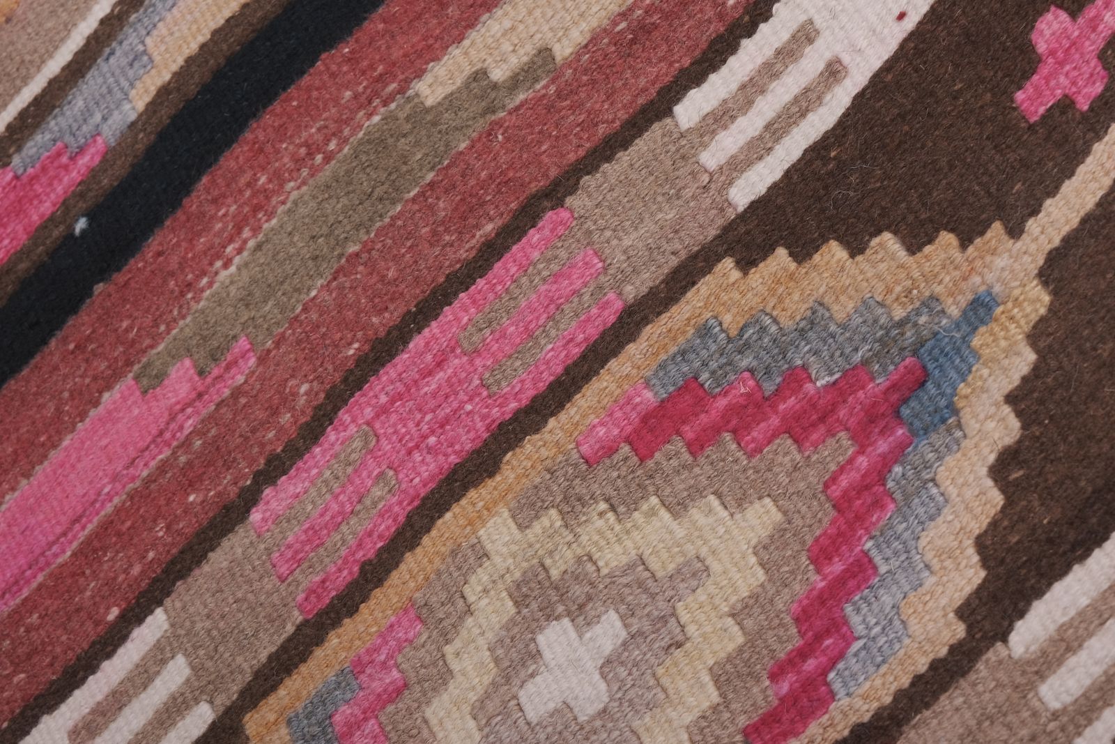 Vintage Hand Woven Turkish Kilim Runner   Stair Tread 2'6'' X 20'6'' photo for sale