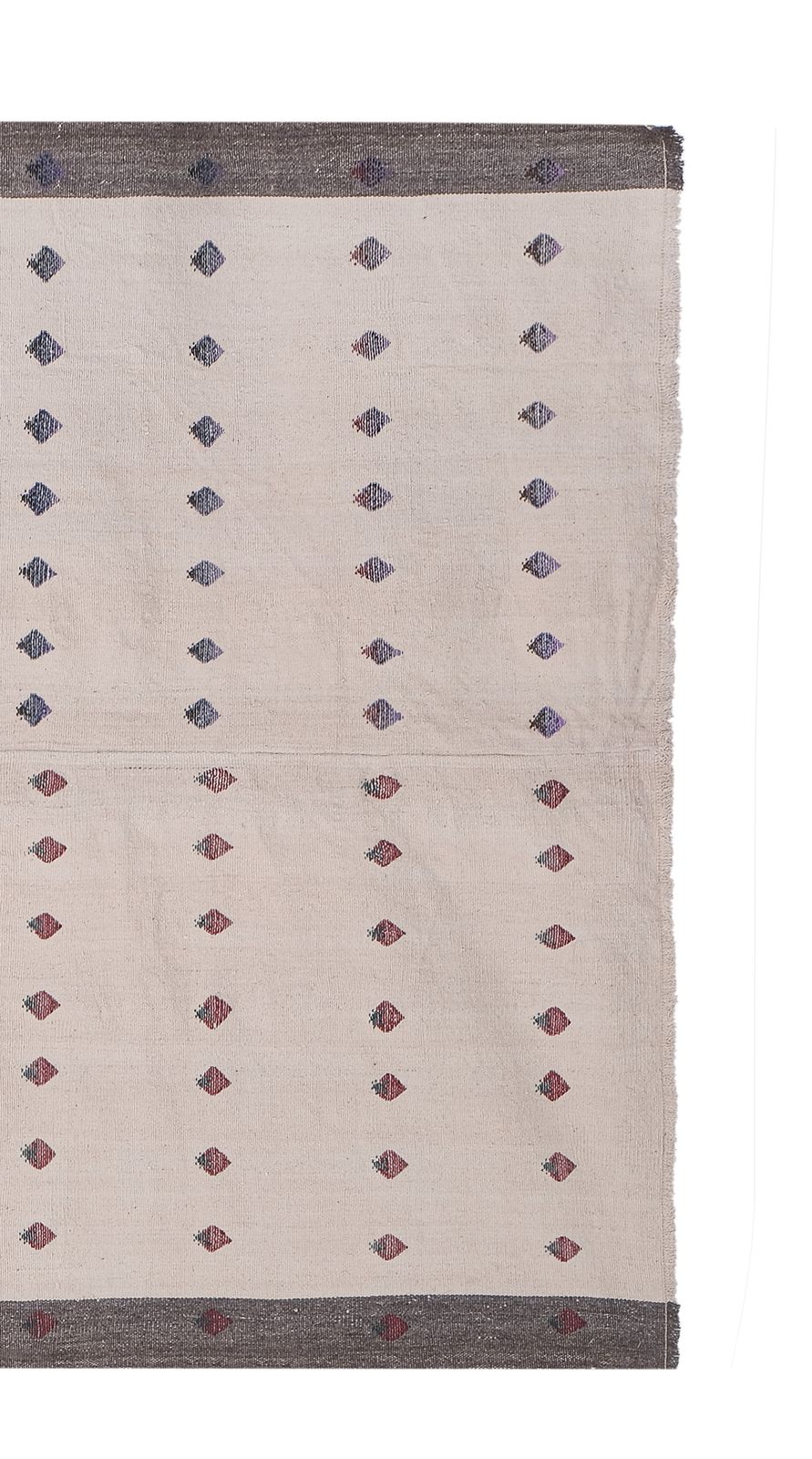 Turkish Organic Hemp Sisal Kilim Rug 5'1'' X 8' photo for sale