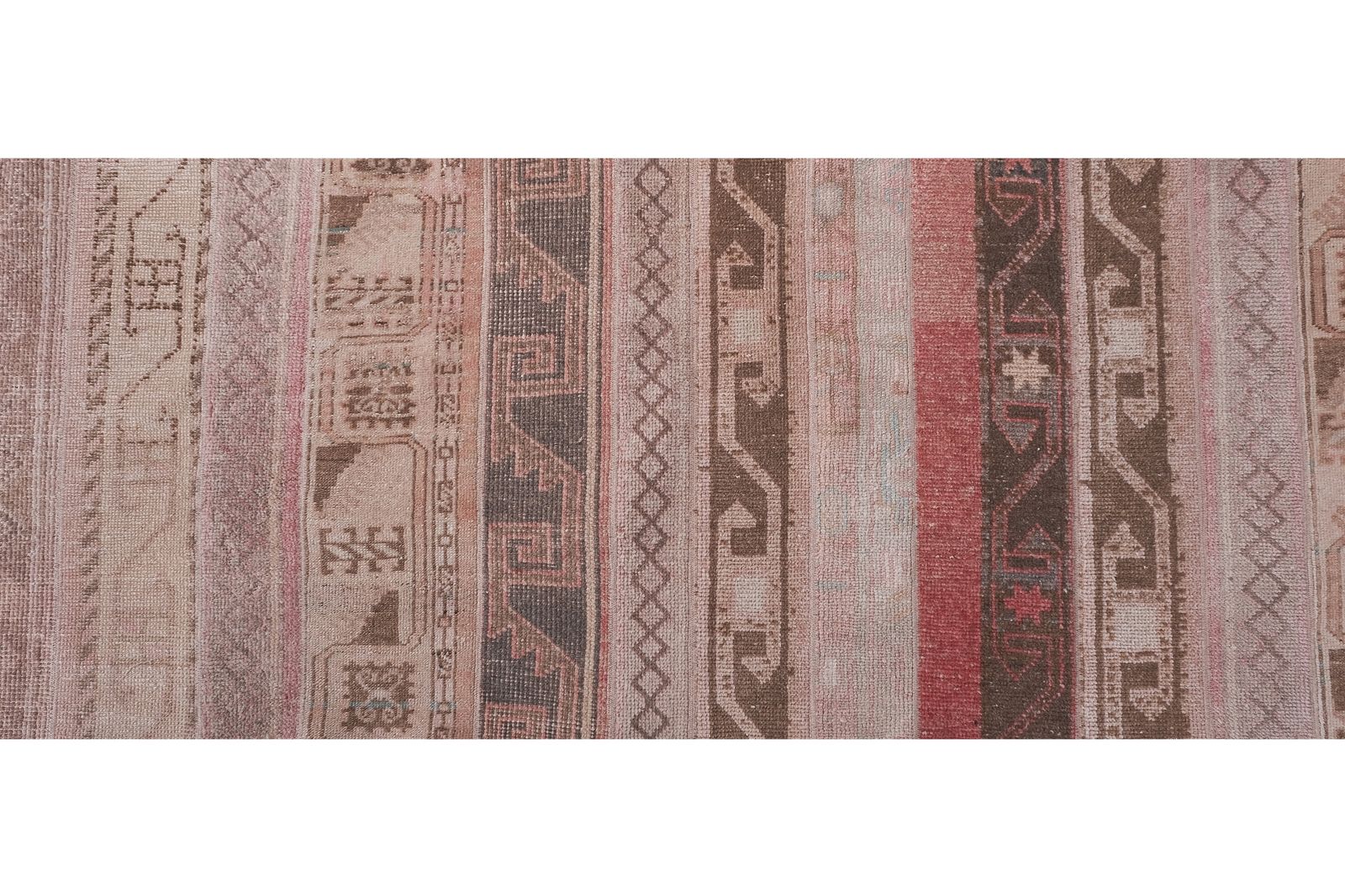 1960s Patchwork Turkish Extra Long And Wide Runner   Stair Tread 2'6'' X 27'5'' photo 1750.0