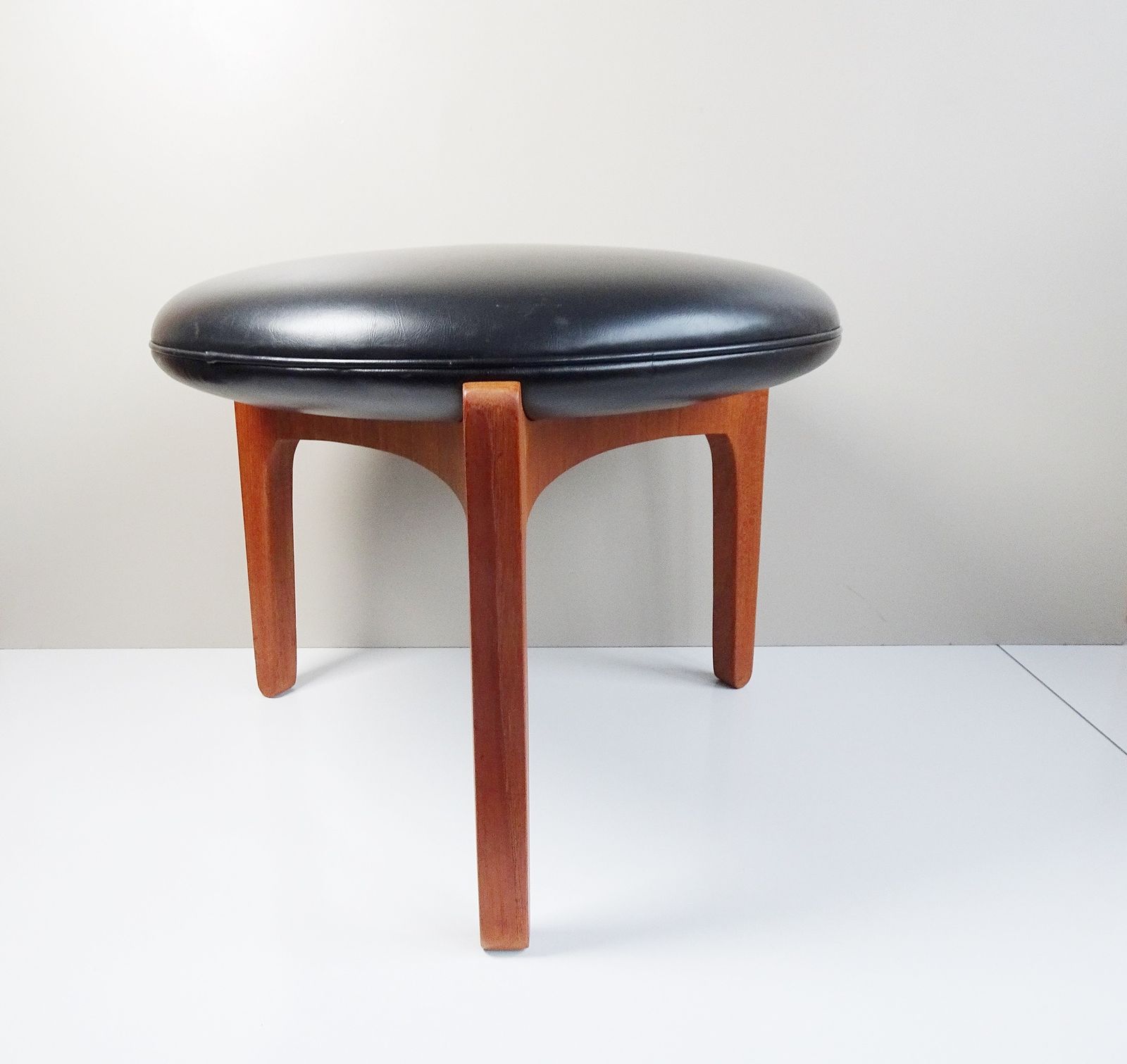766.0 Teak Stool By Sven Ellekaer For Christian Linneberg, Denmark 1960s photo