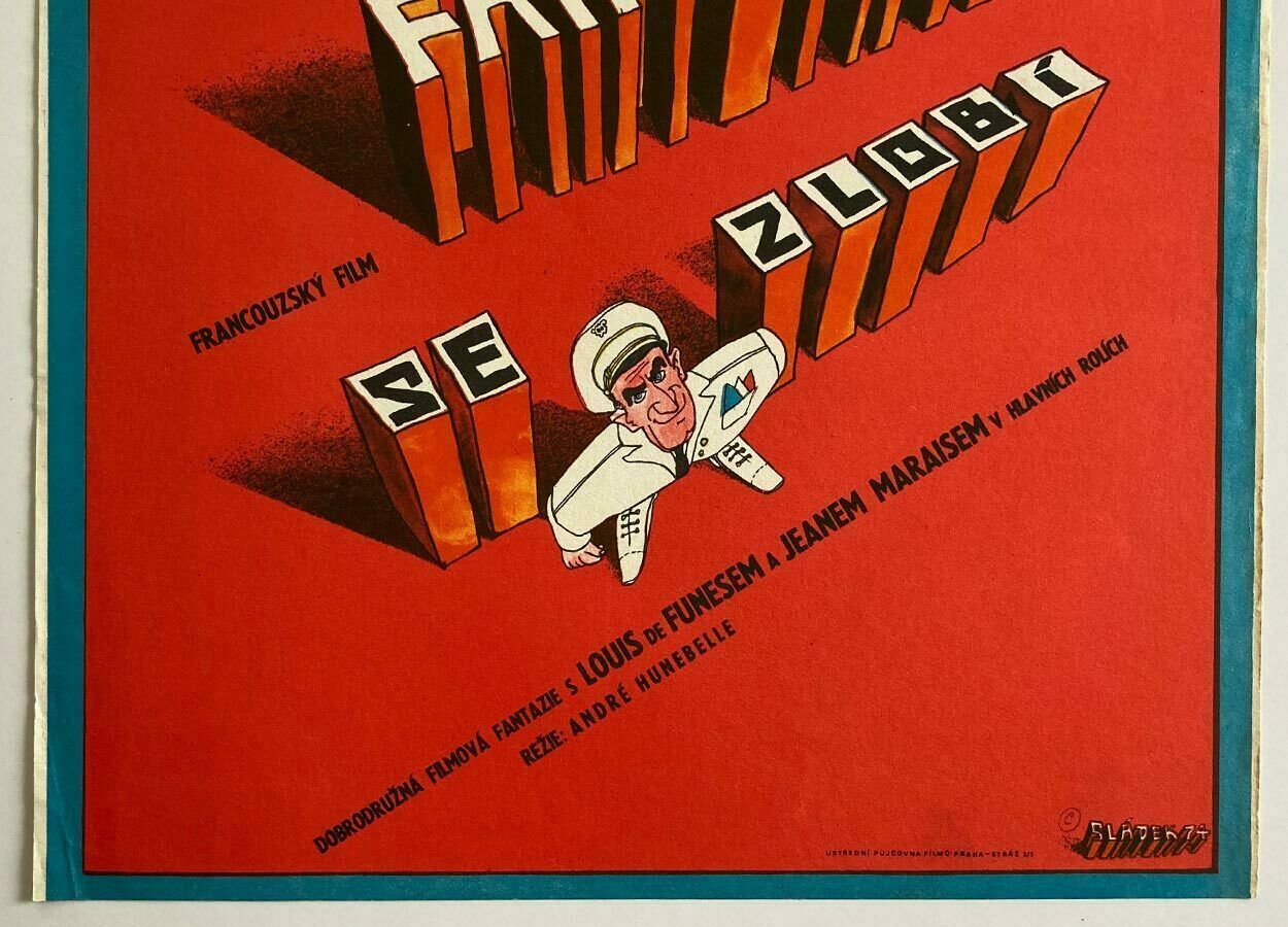 Movie Poster, Fantomas Unleashed, Antonín Sládek, 1974 photo 57.0