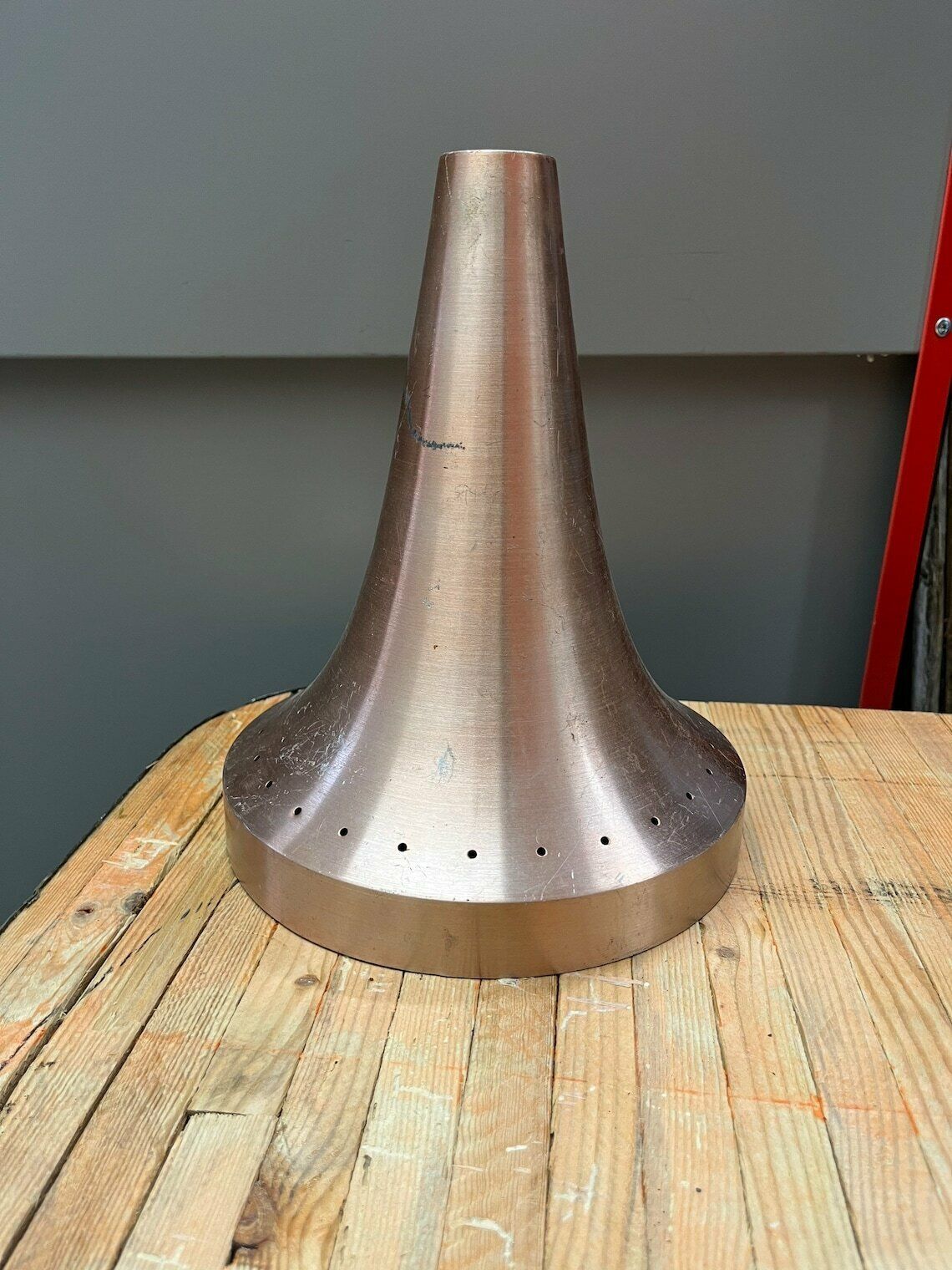 Copper Lamp Shade Pendant Mid Century photo furniture