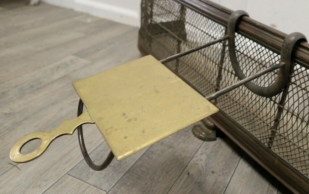19th Century French Brass And Iron Adjustable Trivet photo for sale