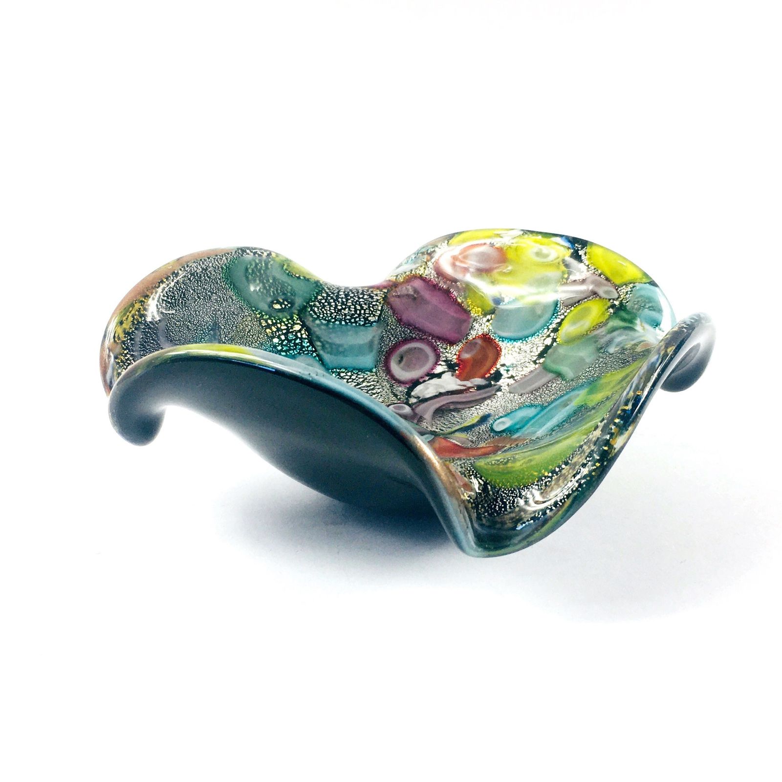 Paar "Tutti Frutti" Murano Glazen Schalen Van Dino Martens, Italië, Jaren 1950 photo 220.0