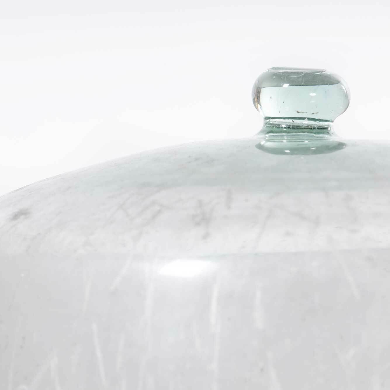 19th Century French Mouth Blown Glass Cloche (1422.8) photo furniture