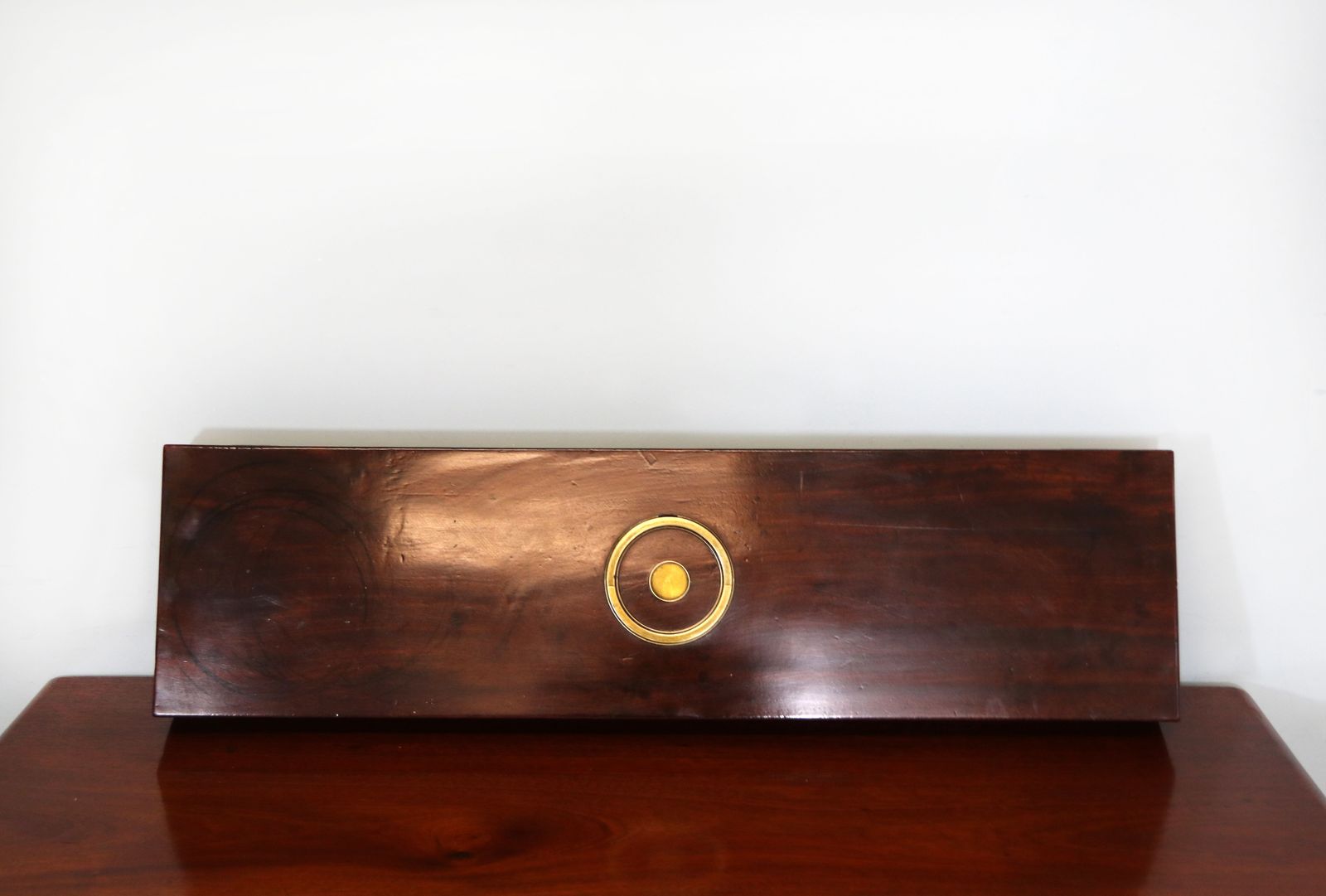 Lovely Mahogany Gun Case Bears The Label Williams & Powell Of Liverpool.