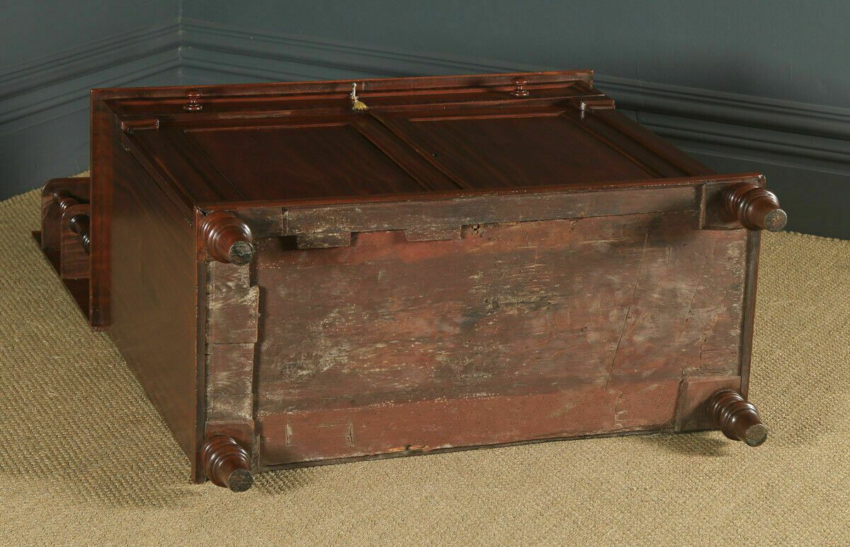 1145.0 Antique English Georgian Regency Two Door Chiffonier Cabinet Sideboard Cupboard photo