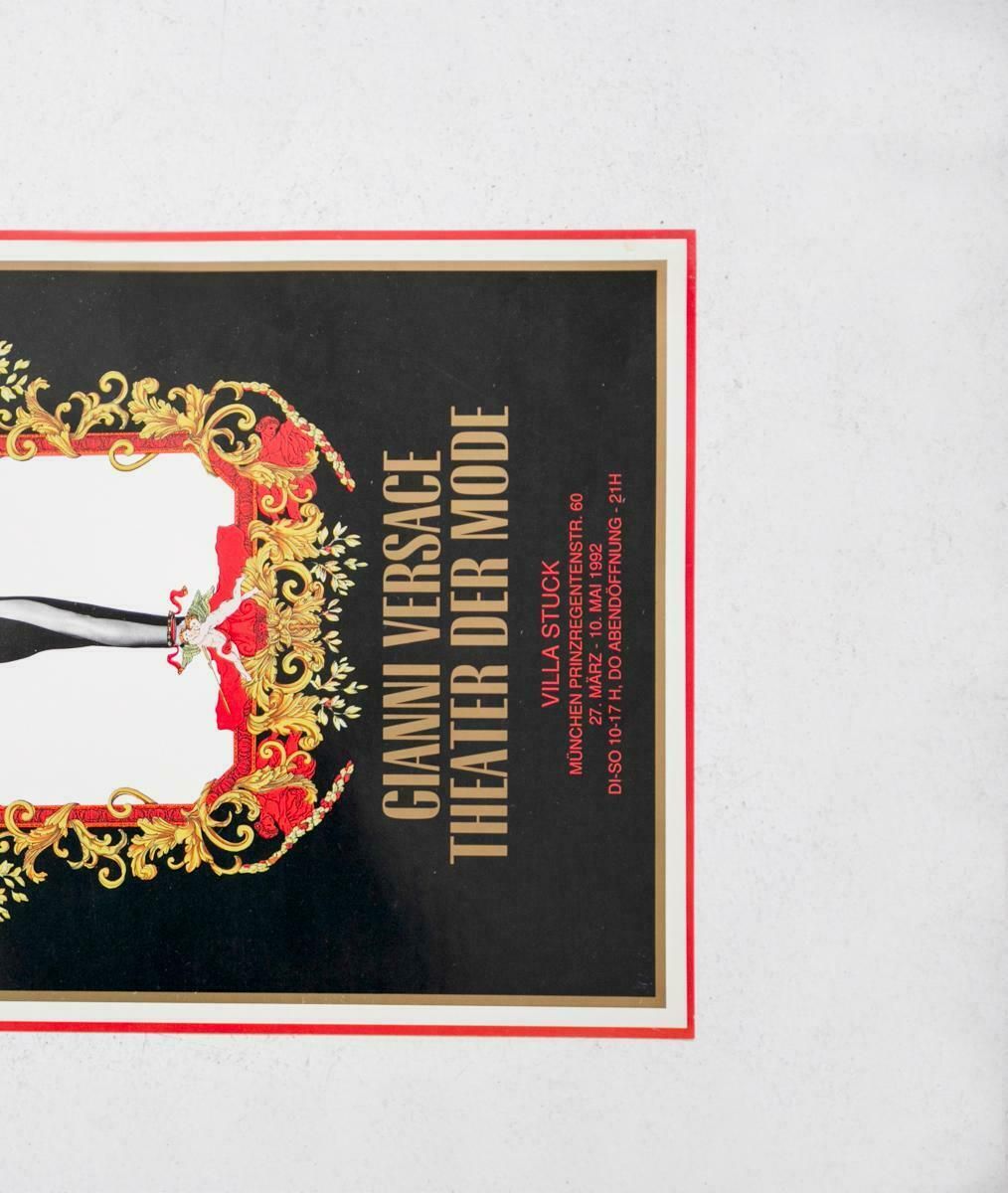 Poster Gianni Versace For Theatre Der Mode For Villa Stuck 1992 photo for sale