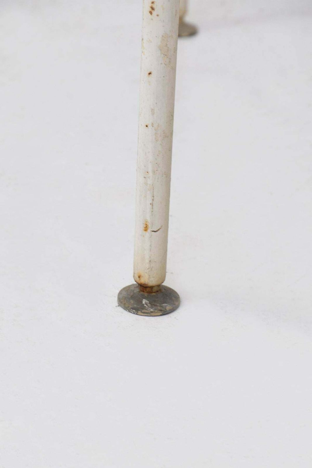 French Vintage Outdoor Iron And Marble Table photo vinterior