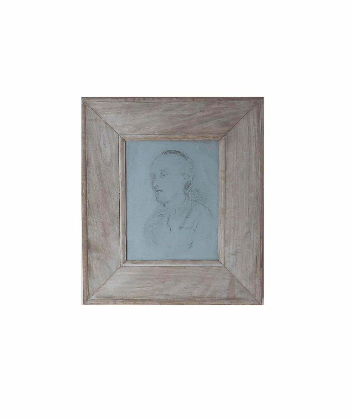 Charcoal Drawing On Blue Paper By William Wardlaw Laing, C.1880 photo for sale