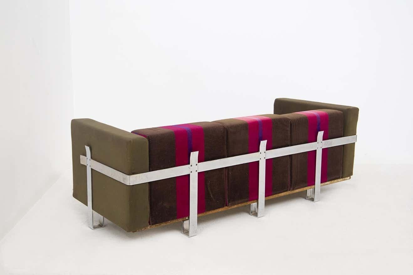 Vintage Fuchsia Sofa By Luigi Caccia Dominioni For Azucena photo furniture