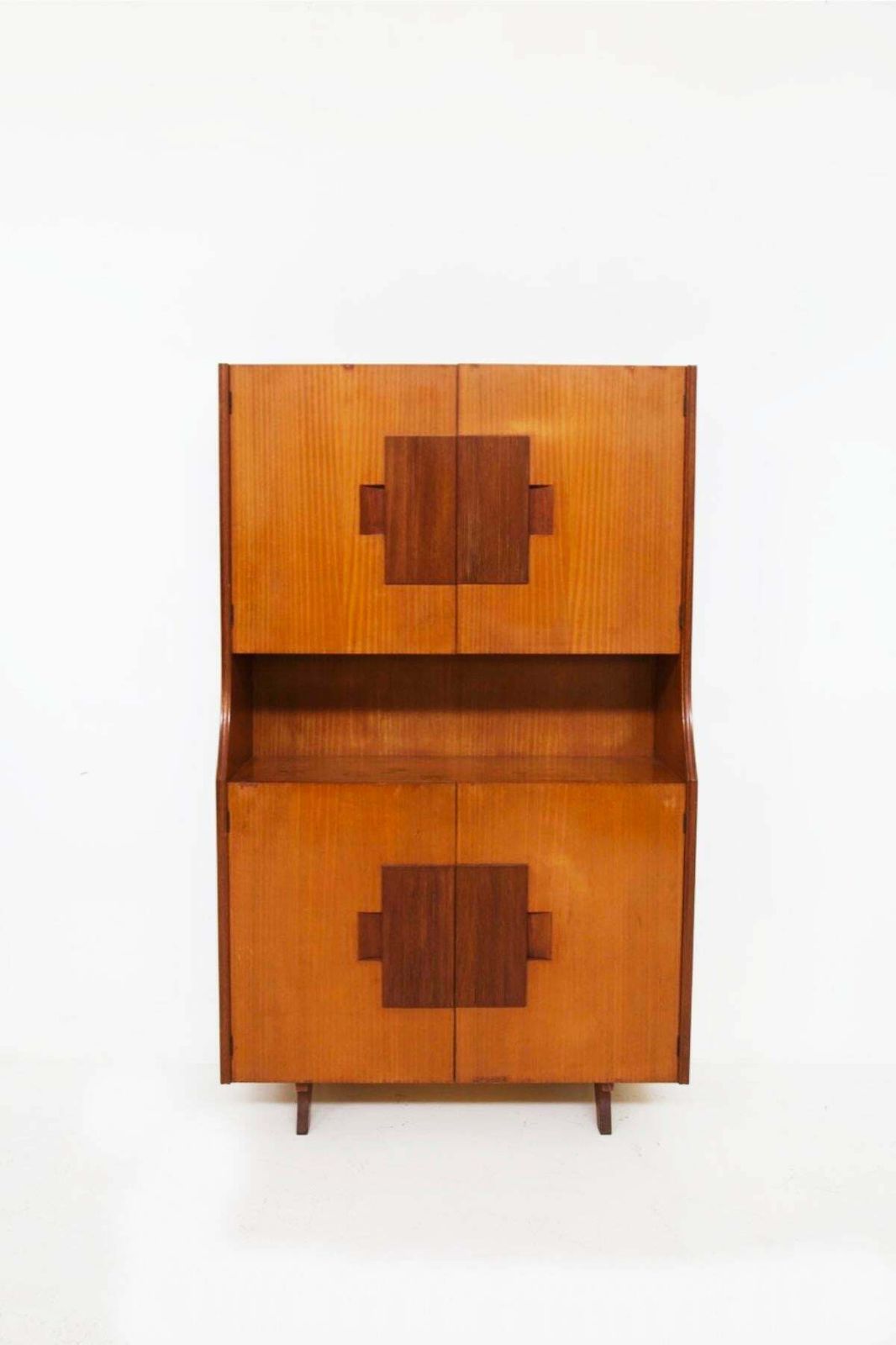 photo for sale Gio Ponti Superb Wooden Lounge Cabinet ''Attr.''